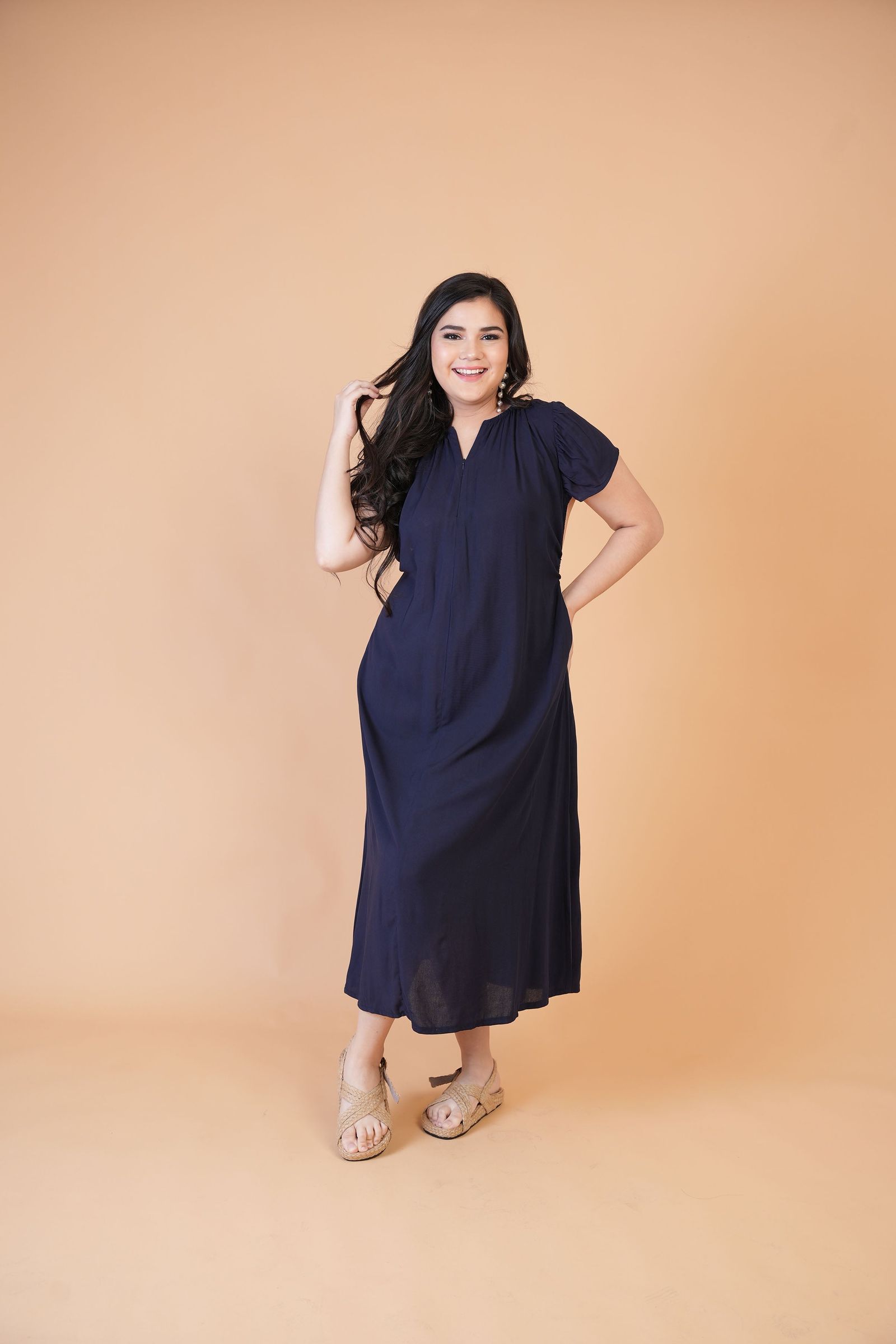 GET SPOTTED SHOP STOCKS Tropics: Marina Backless Dress