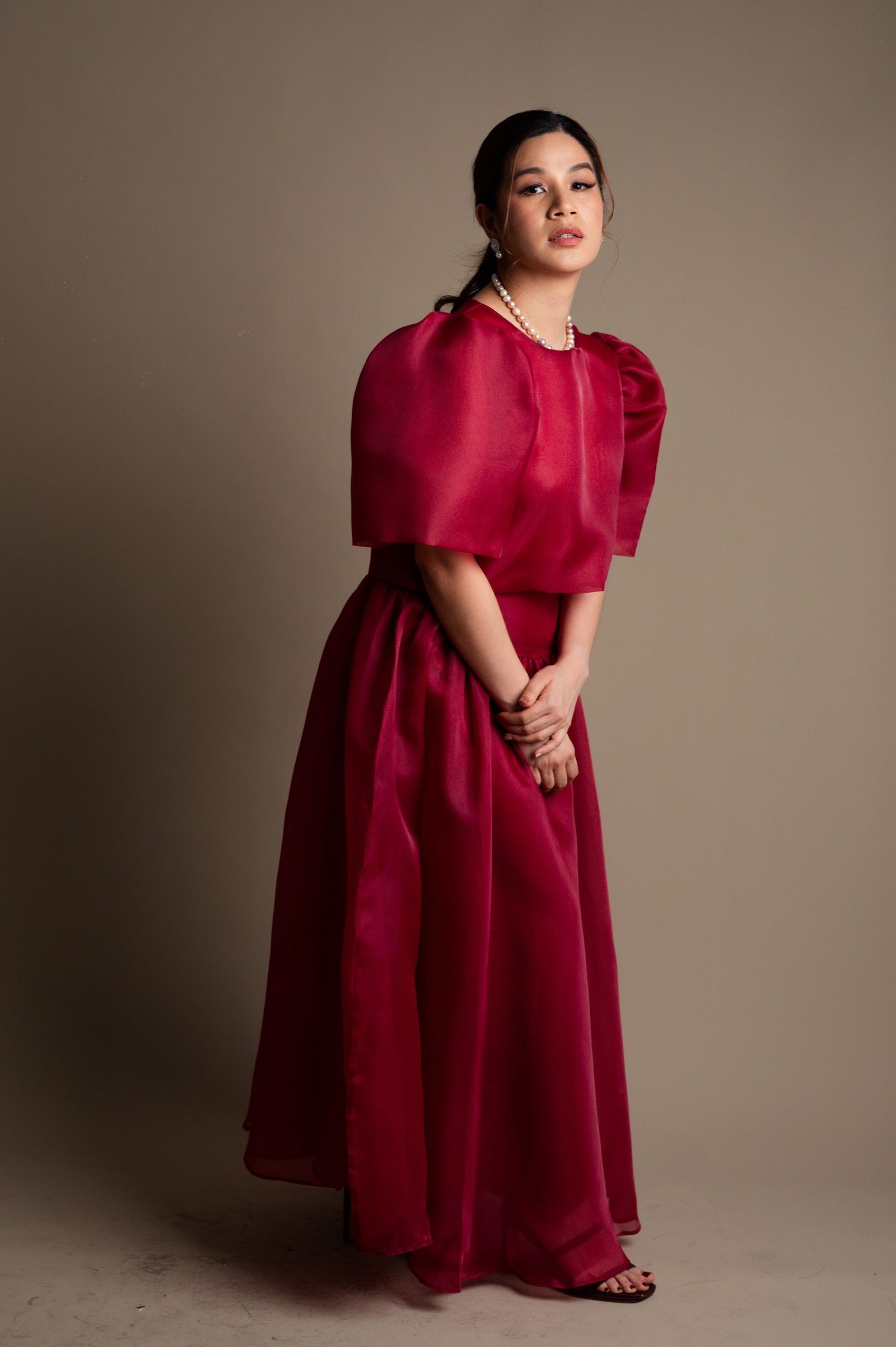 Maud London x Get Spotted: Gabriela in Burgundy