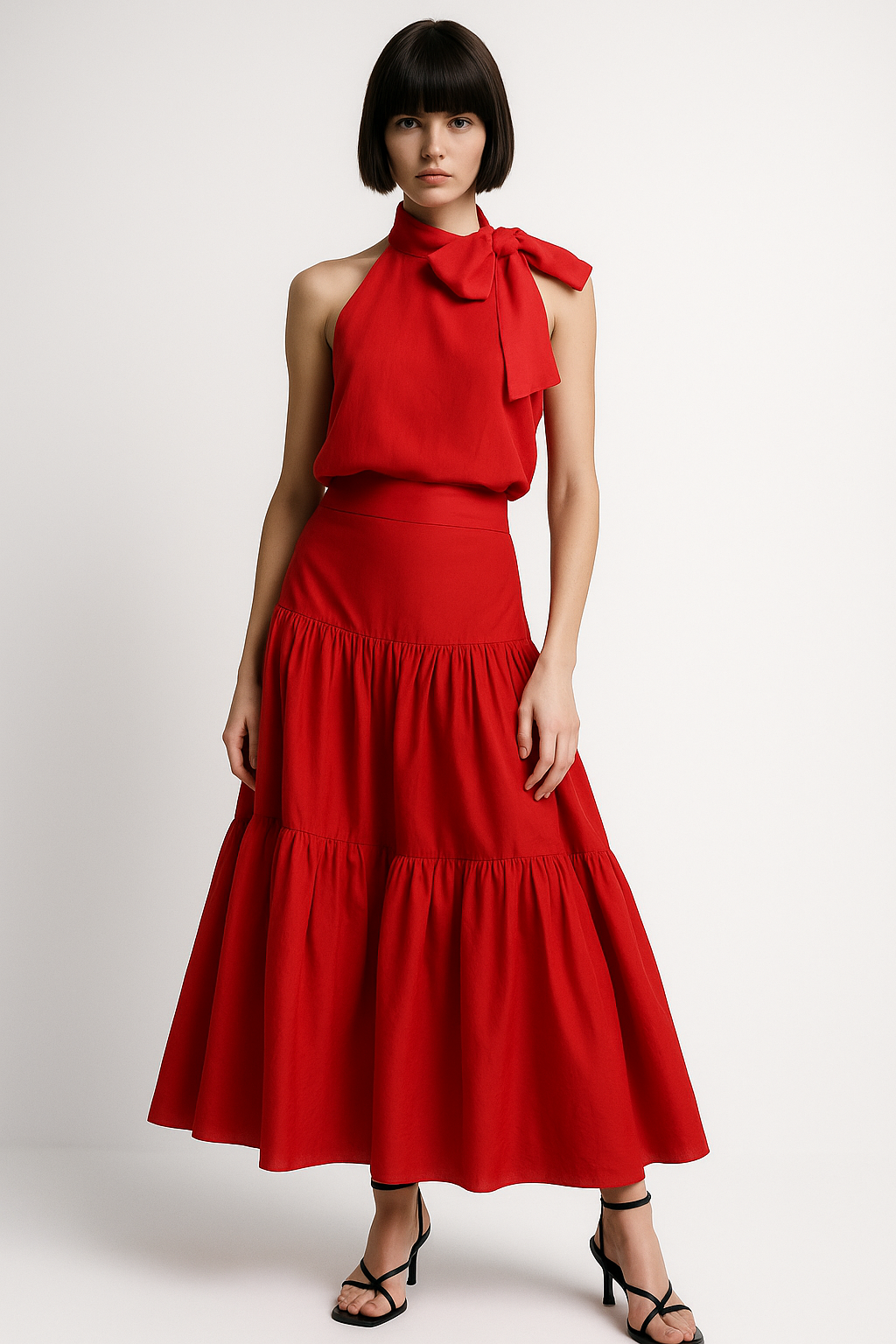 EMGEE by Get Spotted Holiday Col 2 2025: Din Top in Red