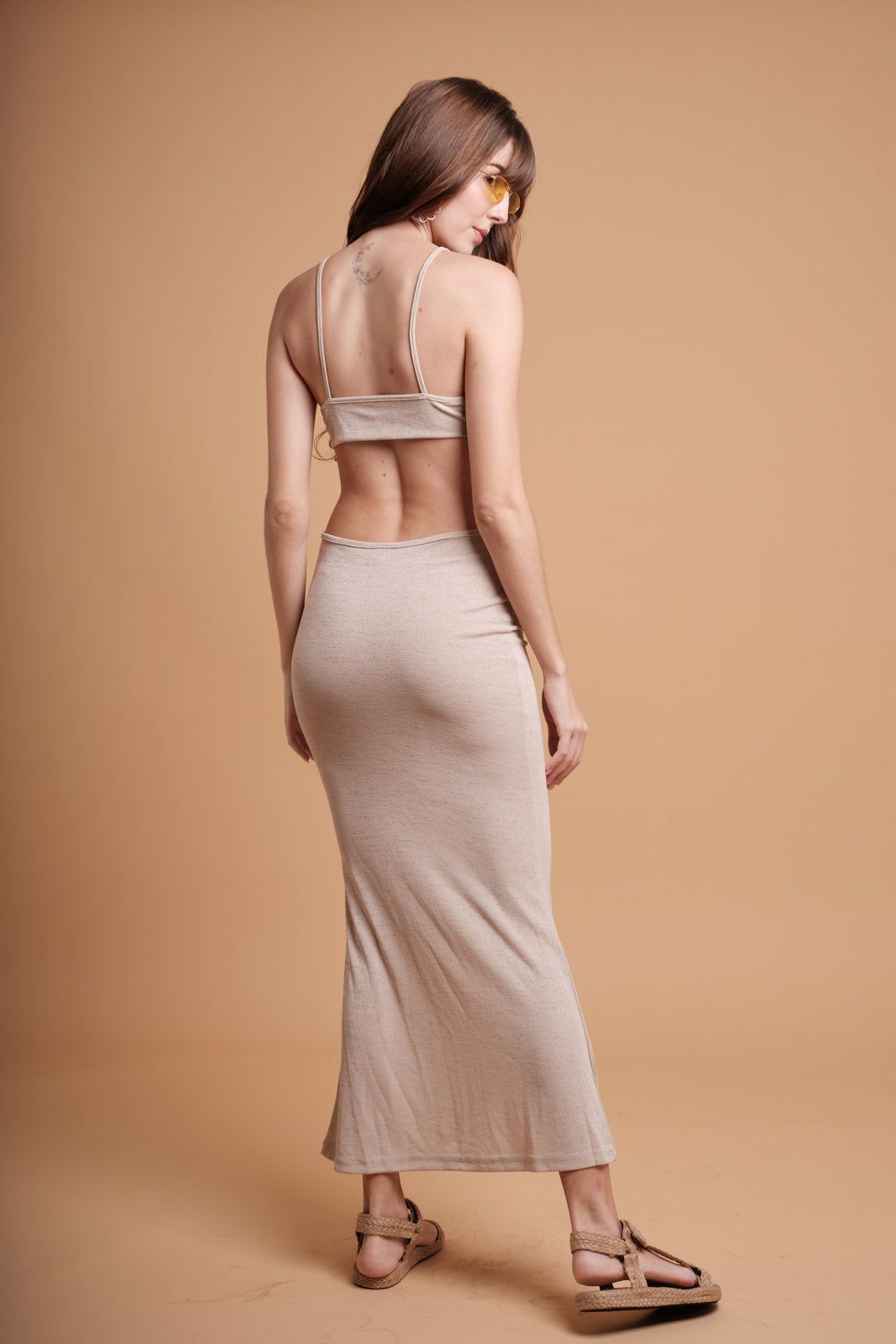 Wynona Dress in Apricot