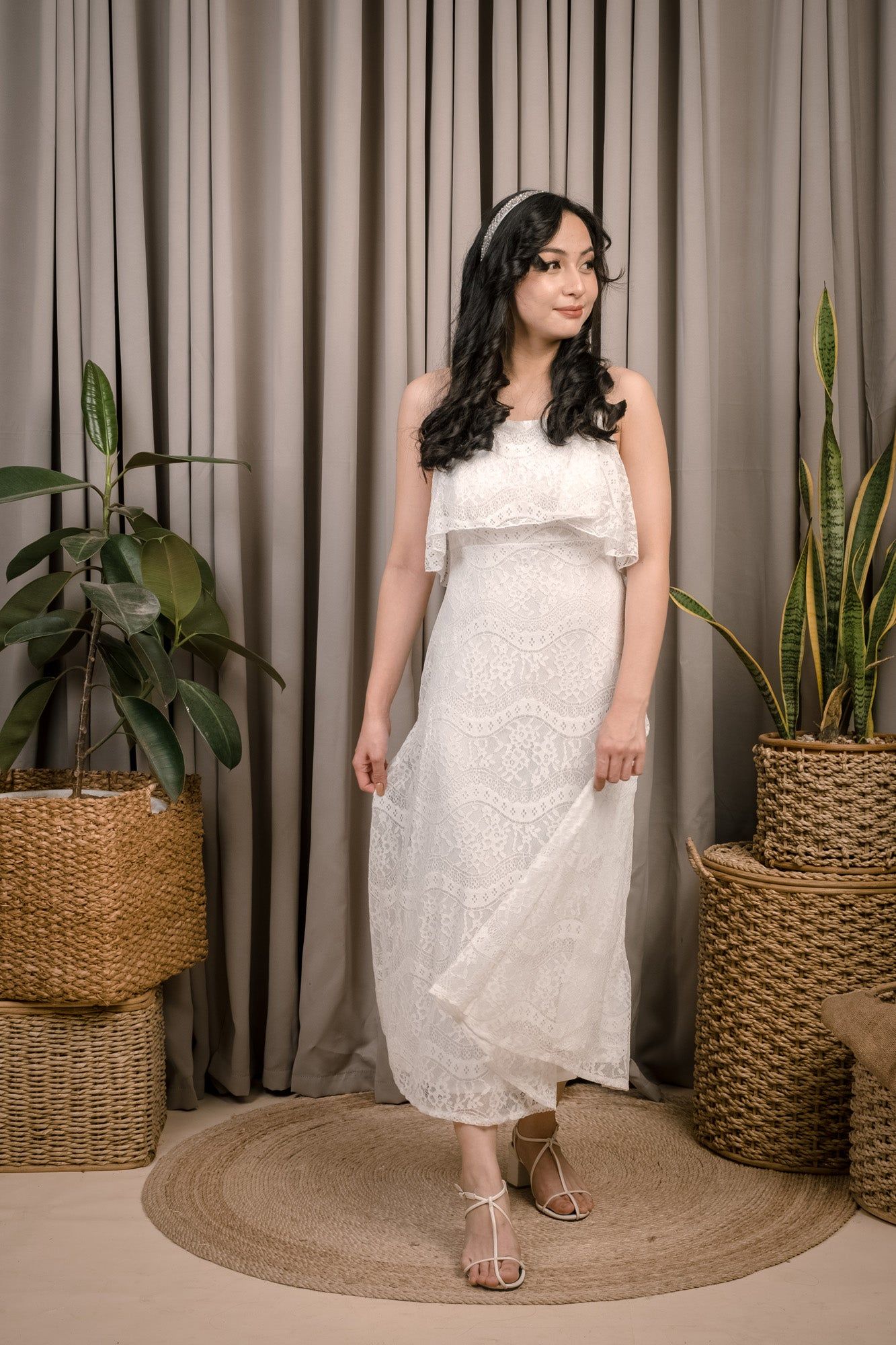Mason Lace Lowback Dress