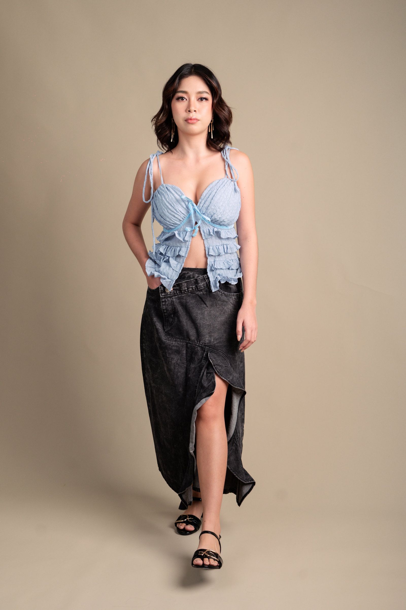 Zen Casuals: Sora Denim Skirt