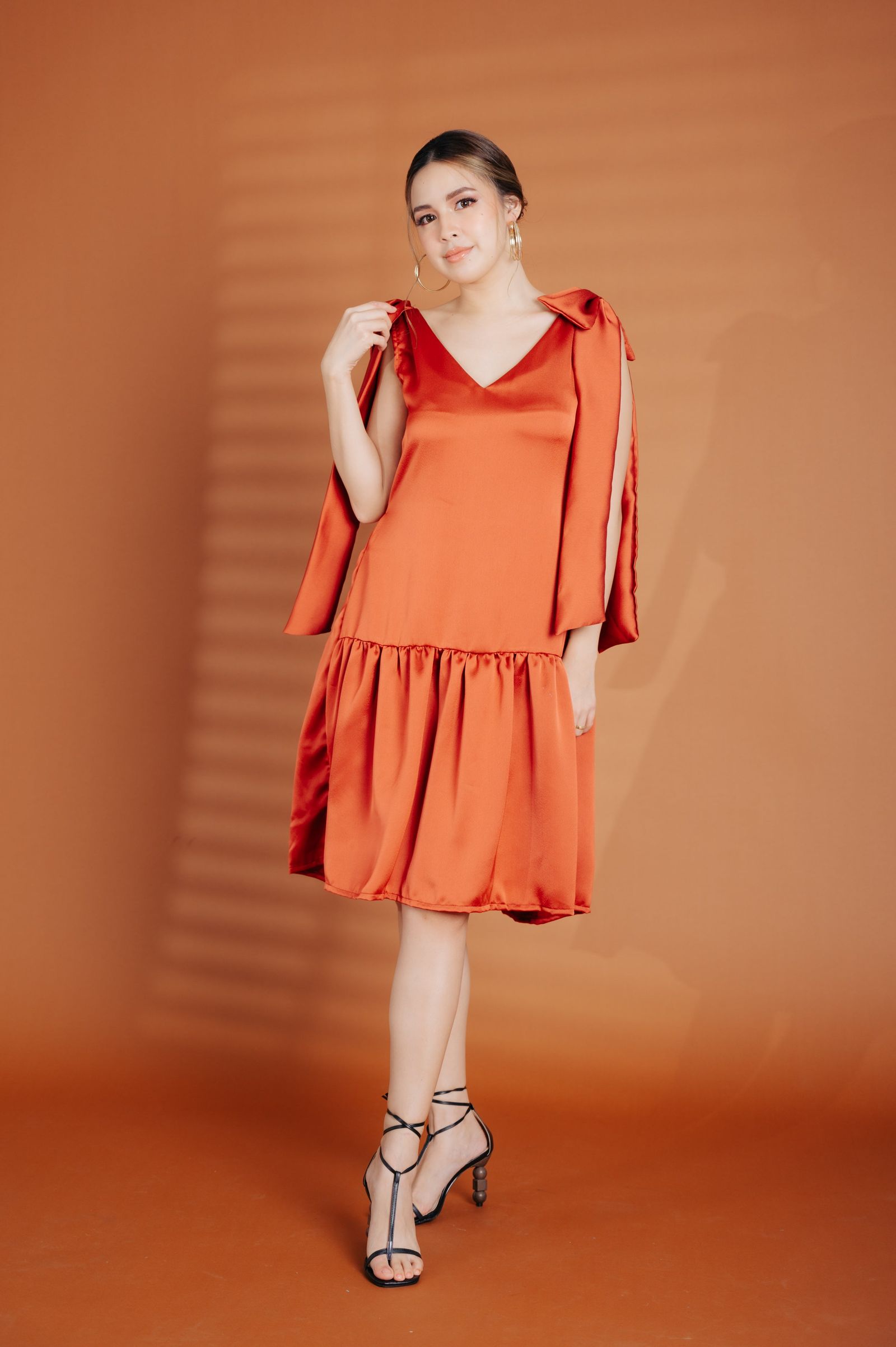 Alhambra x GS: The Coco Midi Dress in Terracotta