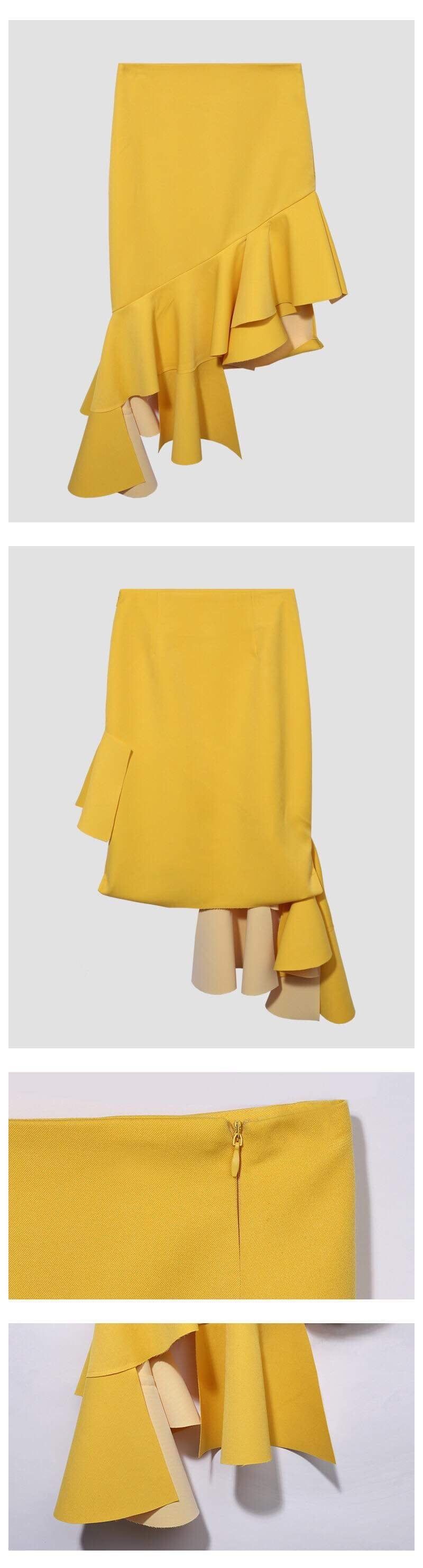 Sable Ruffle SKirt