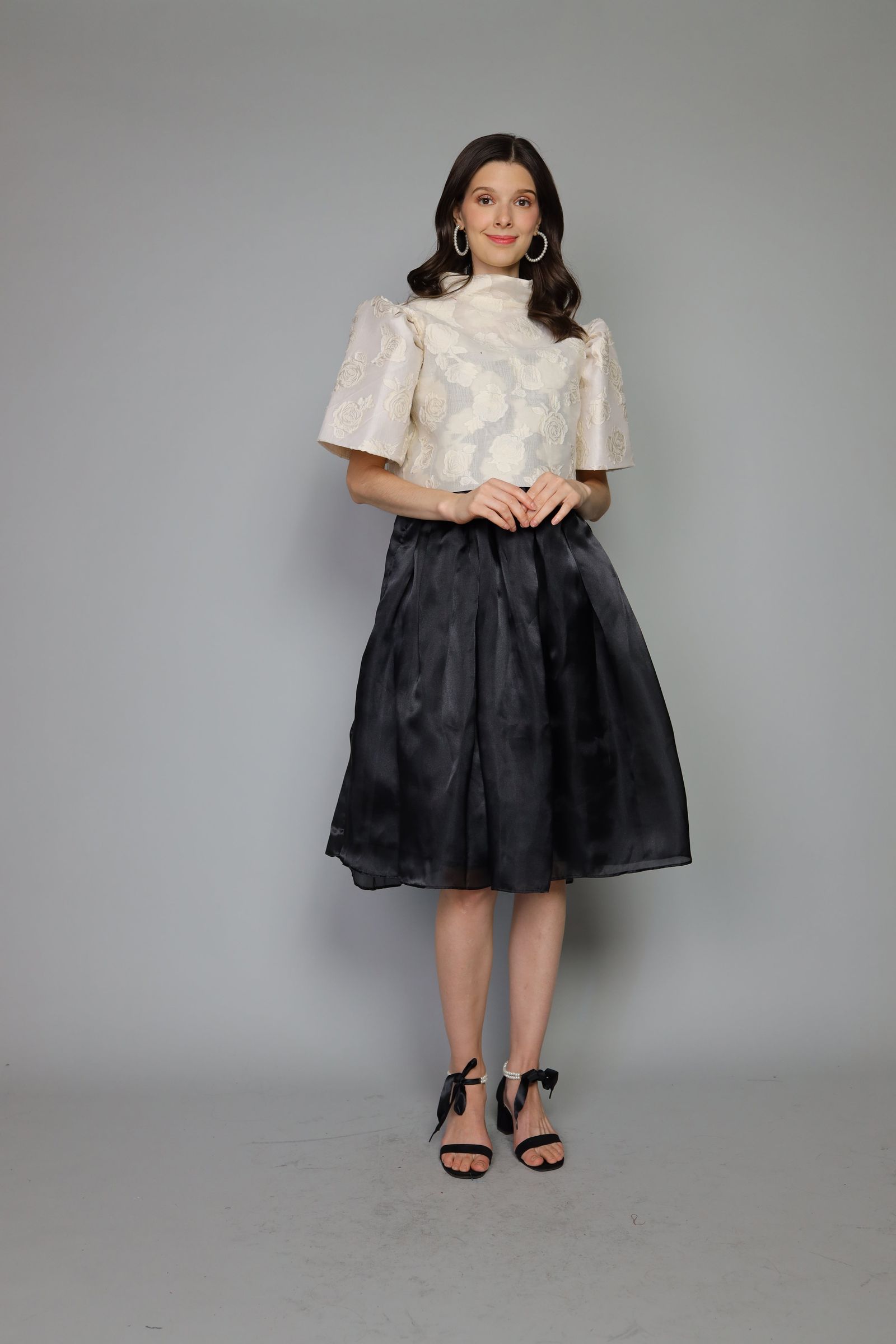 Maud London x Get Spotted: Gregoria in Limited Edition Embossed Fabric
