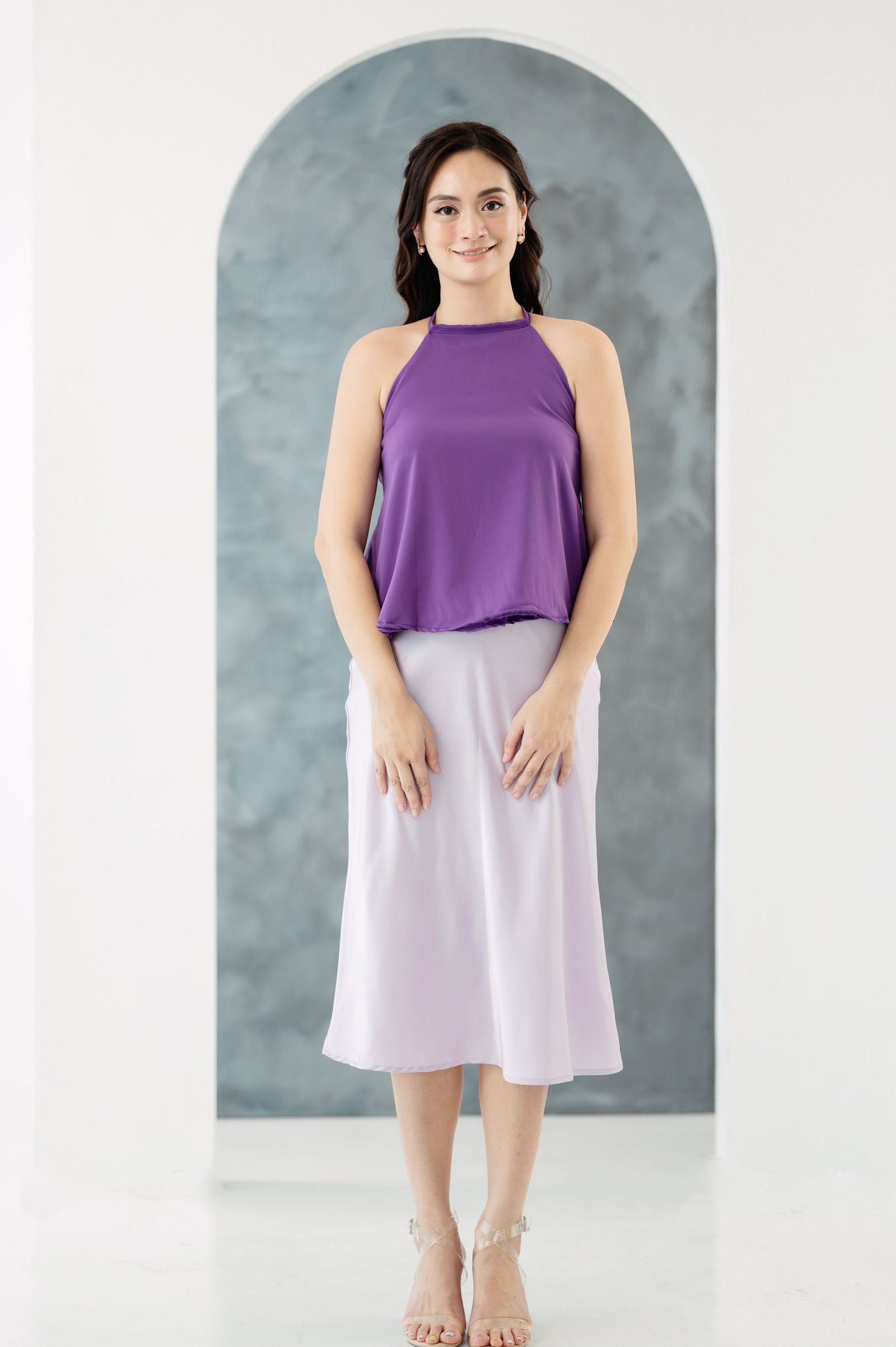 GS Party: Martina Silk Slip Skirt NEW