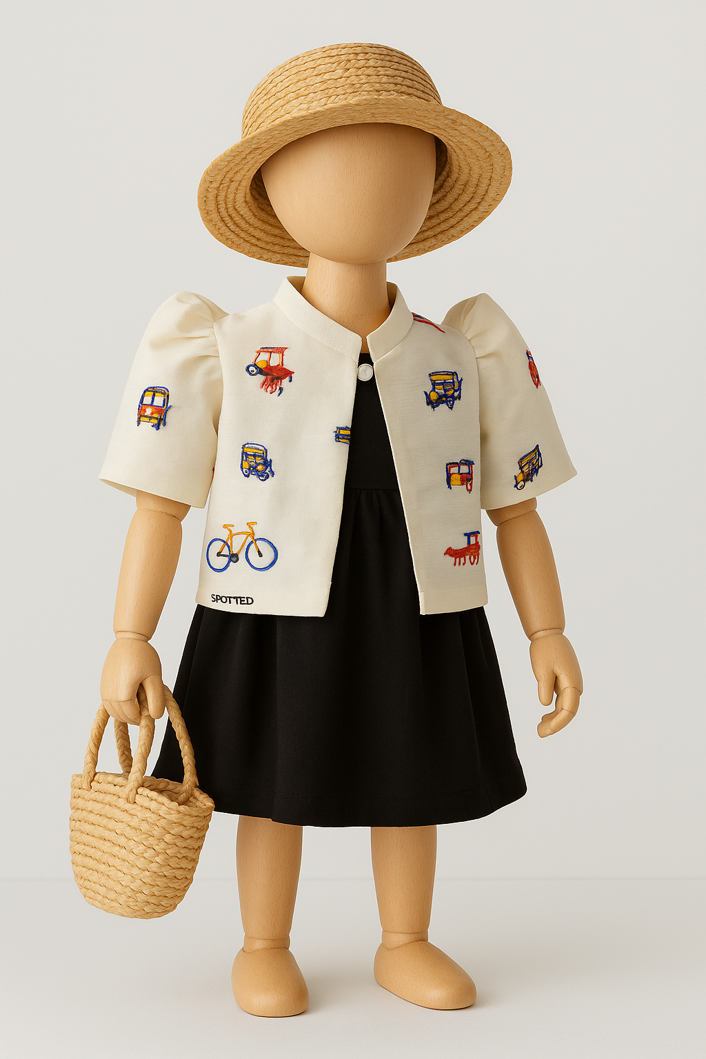MNL EMGEE by Get Spotted: Modern Filipiniana Gianna Bolero for Little GIrls