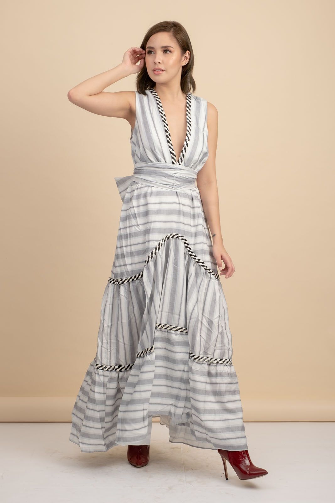 Holiday 01 Linen Maxi Dress