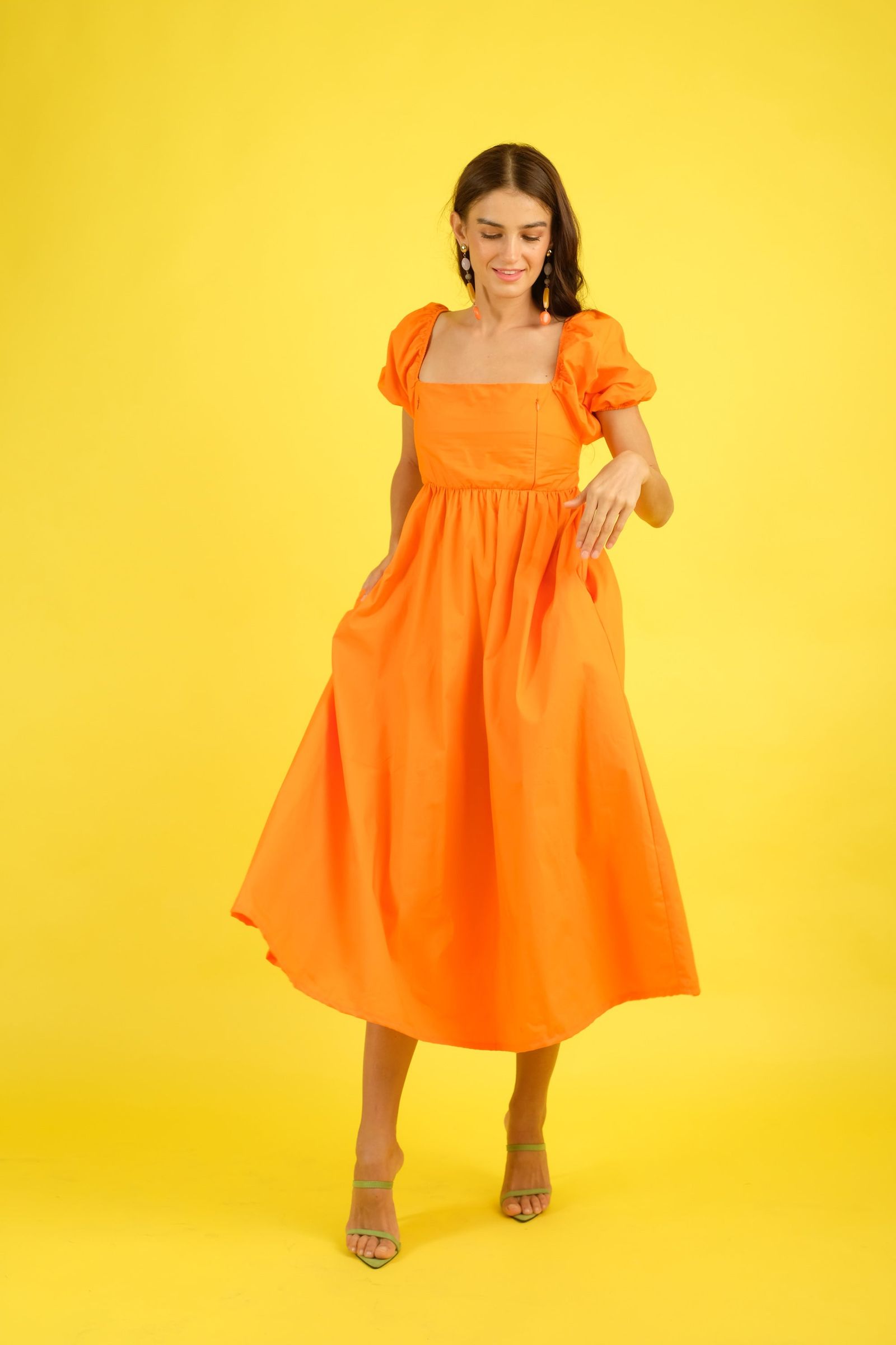 GET SPOTTED SHOP STOCKS Jenny Events: Fiona Smocked Dress