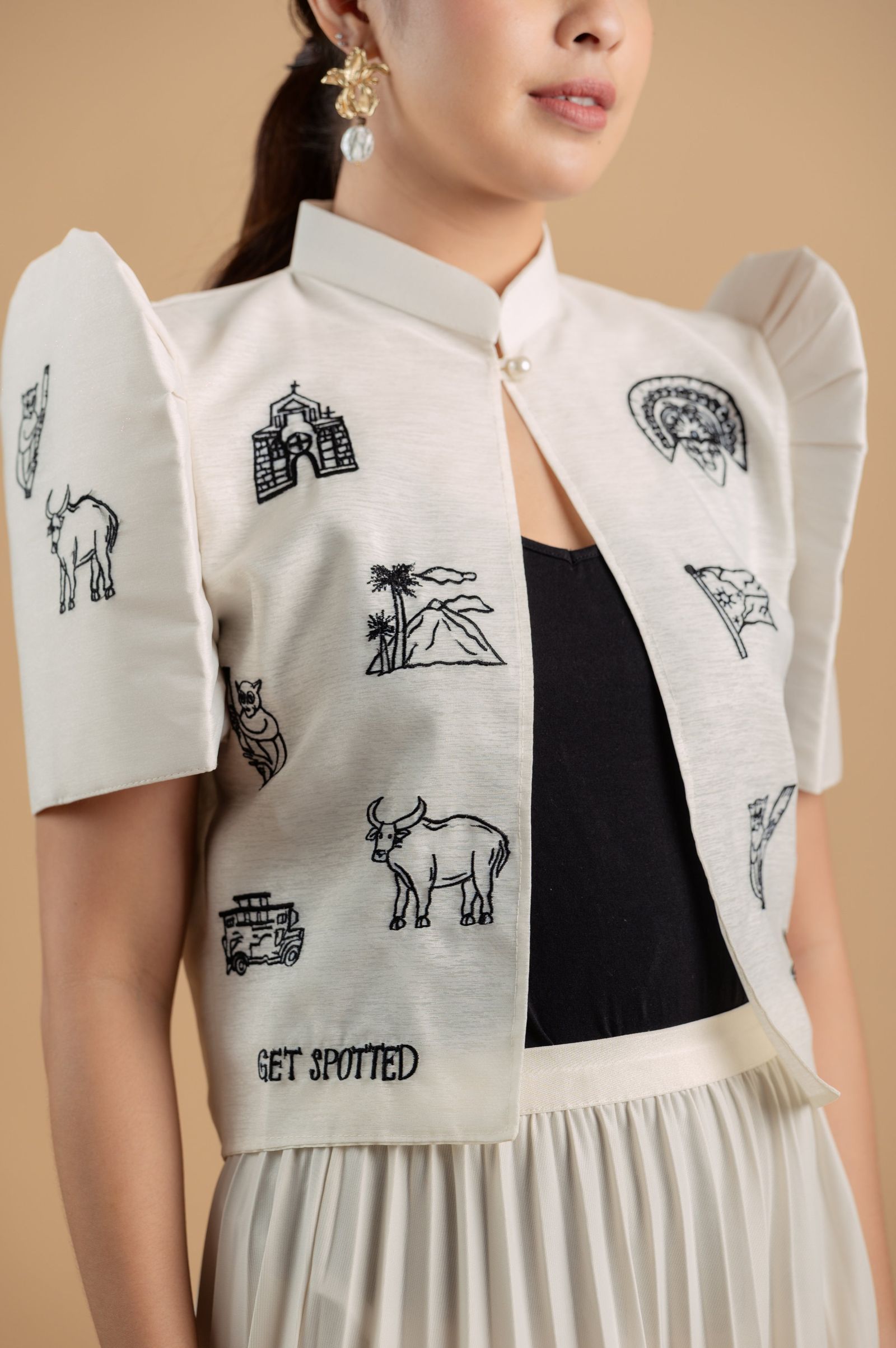Modern Filipiniana: Luna Bolero