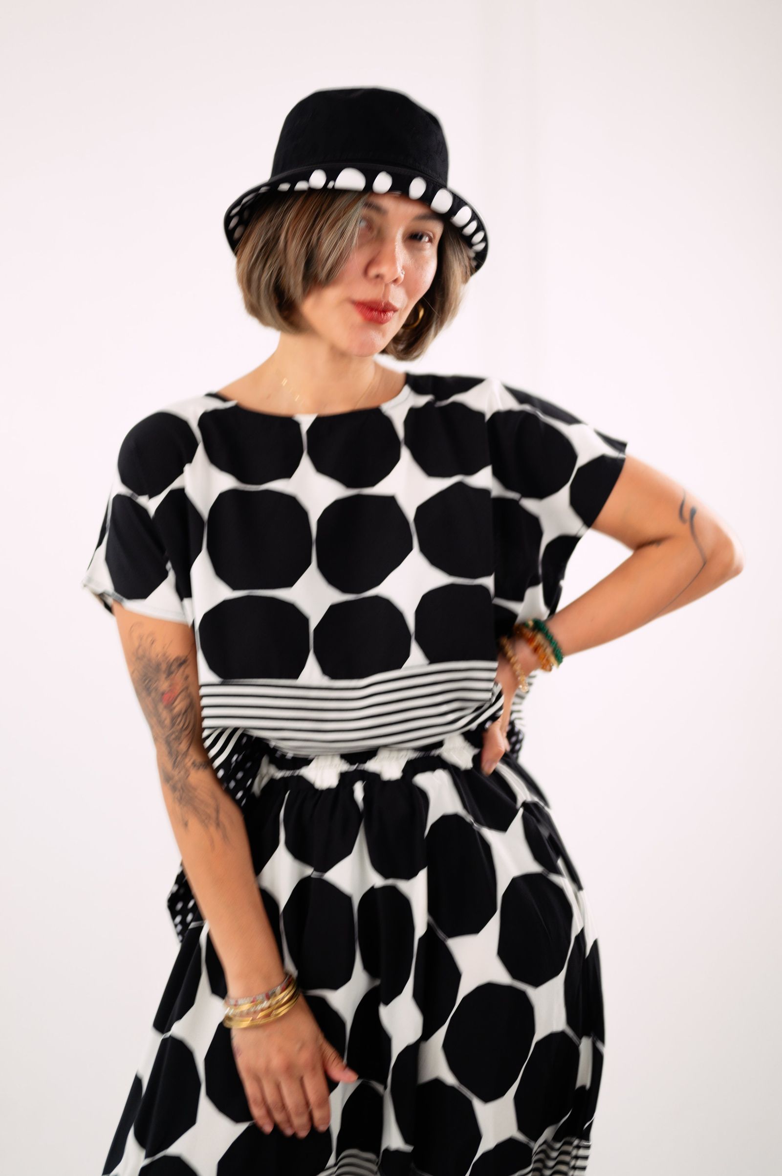 GS Androgynous: Mika Top and Skirt Set