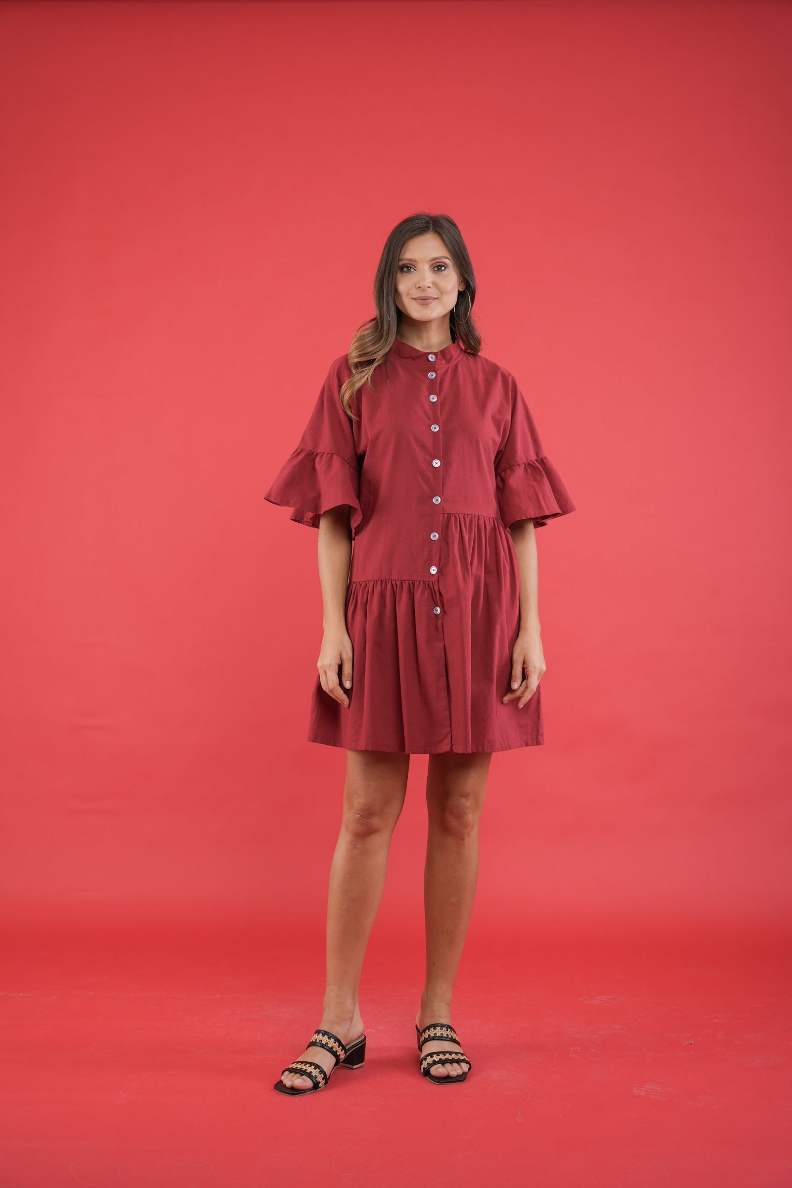 GET SPOTTED SHOP STOCKS GS Holiday: Salzburg Buttoned Dress
