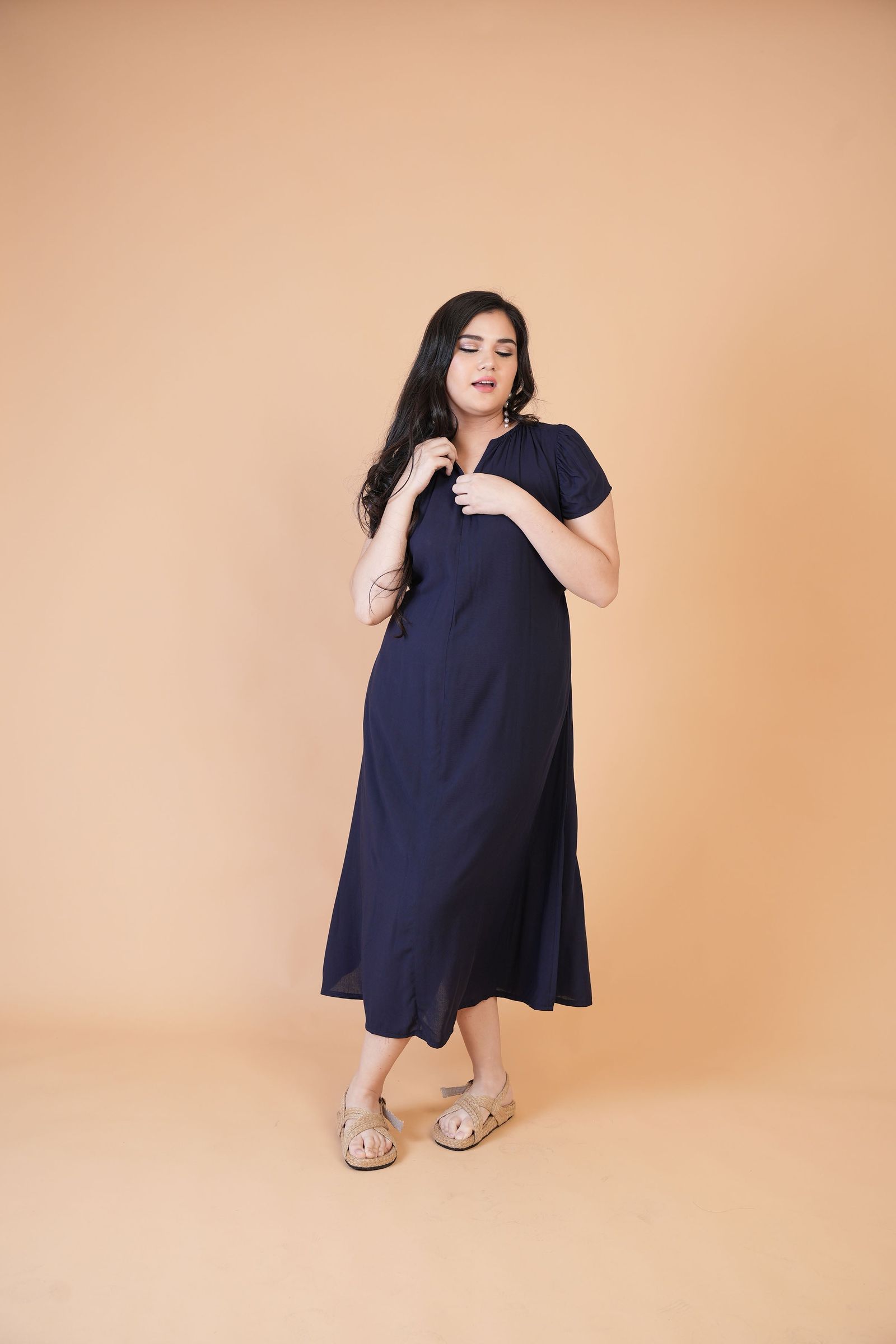 GET SPOTTED SHOP STOCKS Tropics: Marina Backless Dress