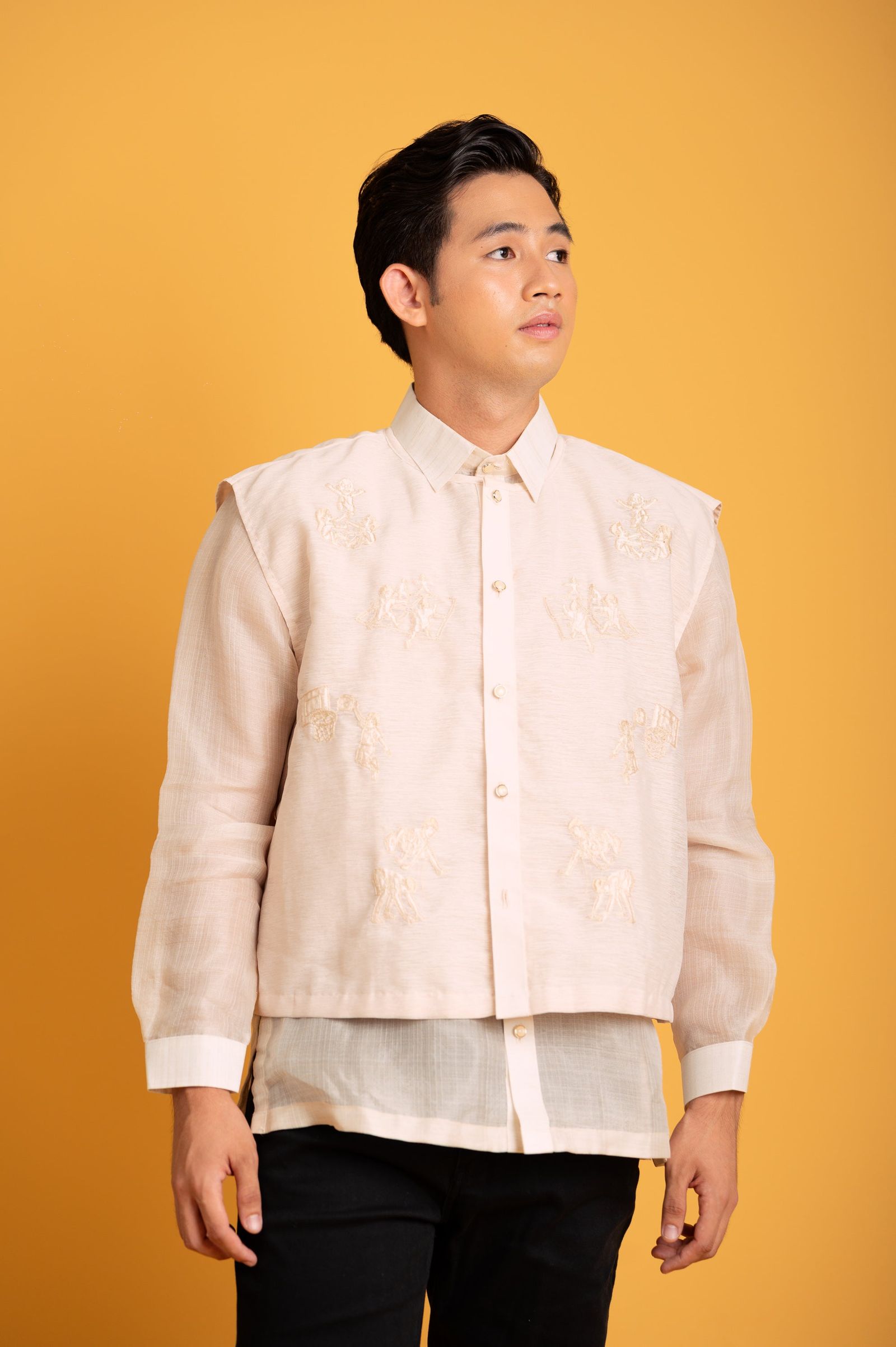 MNL EMGEE by Get Spotted: Palaro Two Way Pina Barong