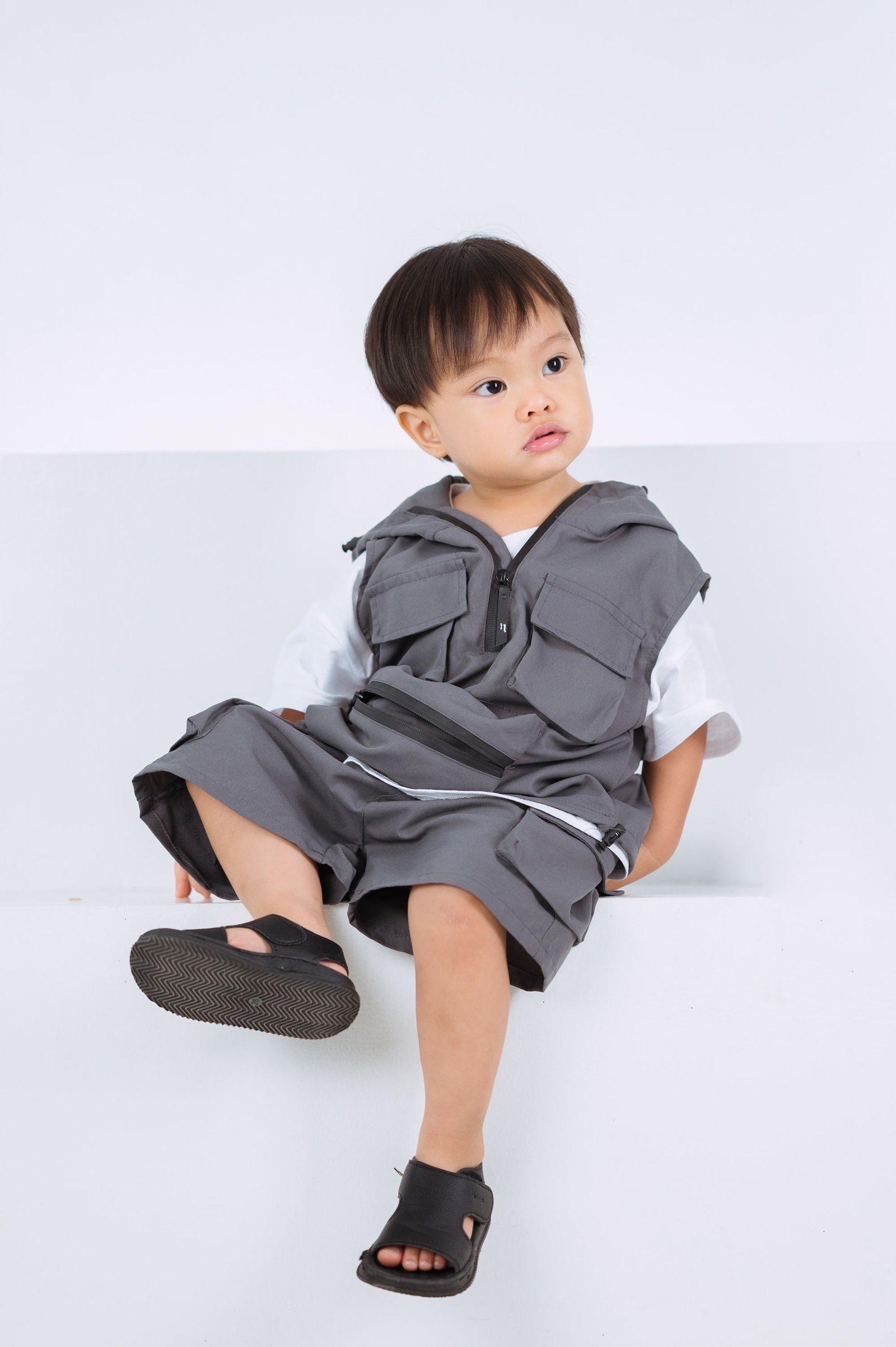 Grey by GS Col 1: Kansai Three Piece Set