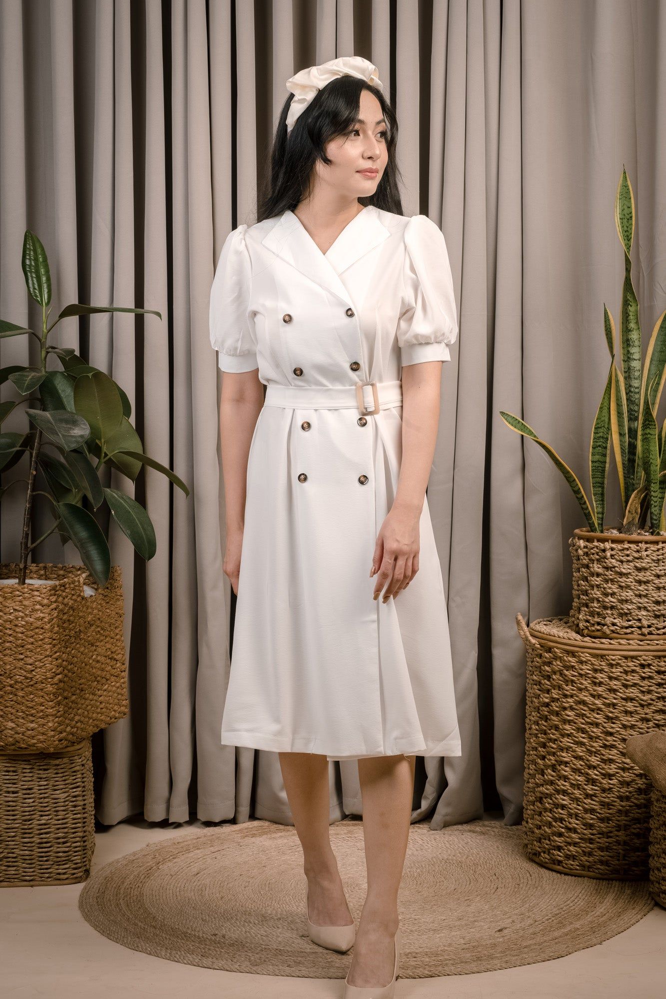 Milly White Suit Dress