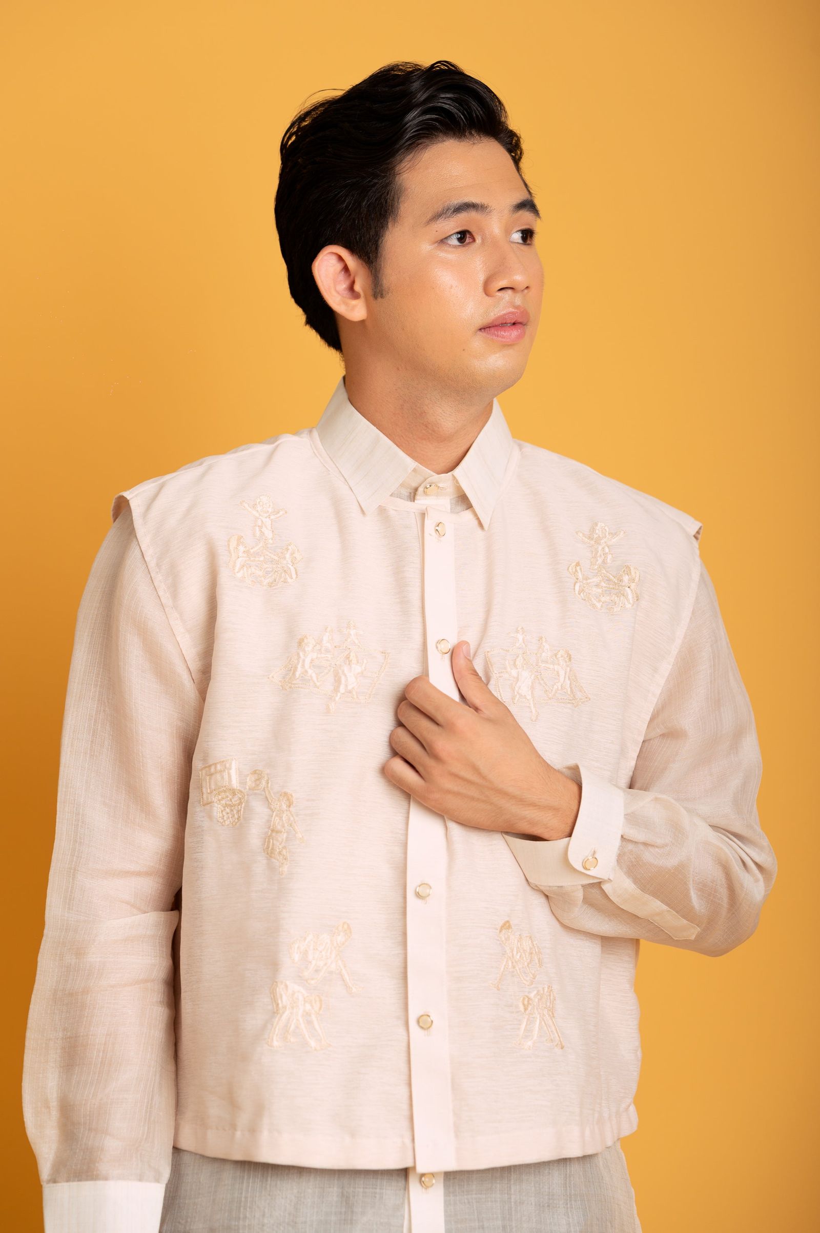MNL EMGEE by Get Spotted: Palaro Two Way Pina Barong