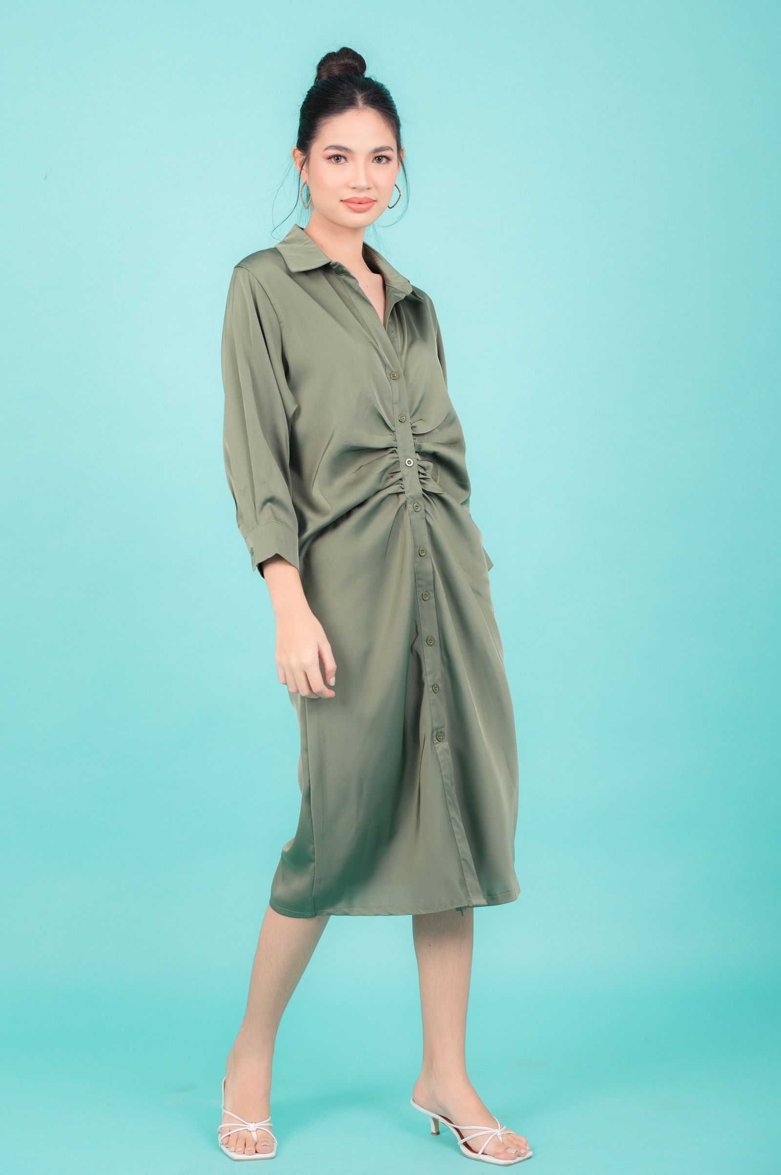 GS Events 2: Willow Silk Buttondown