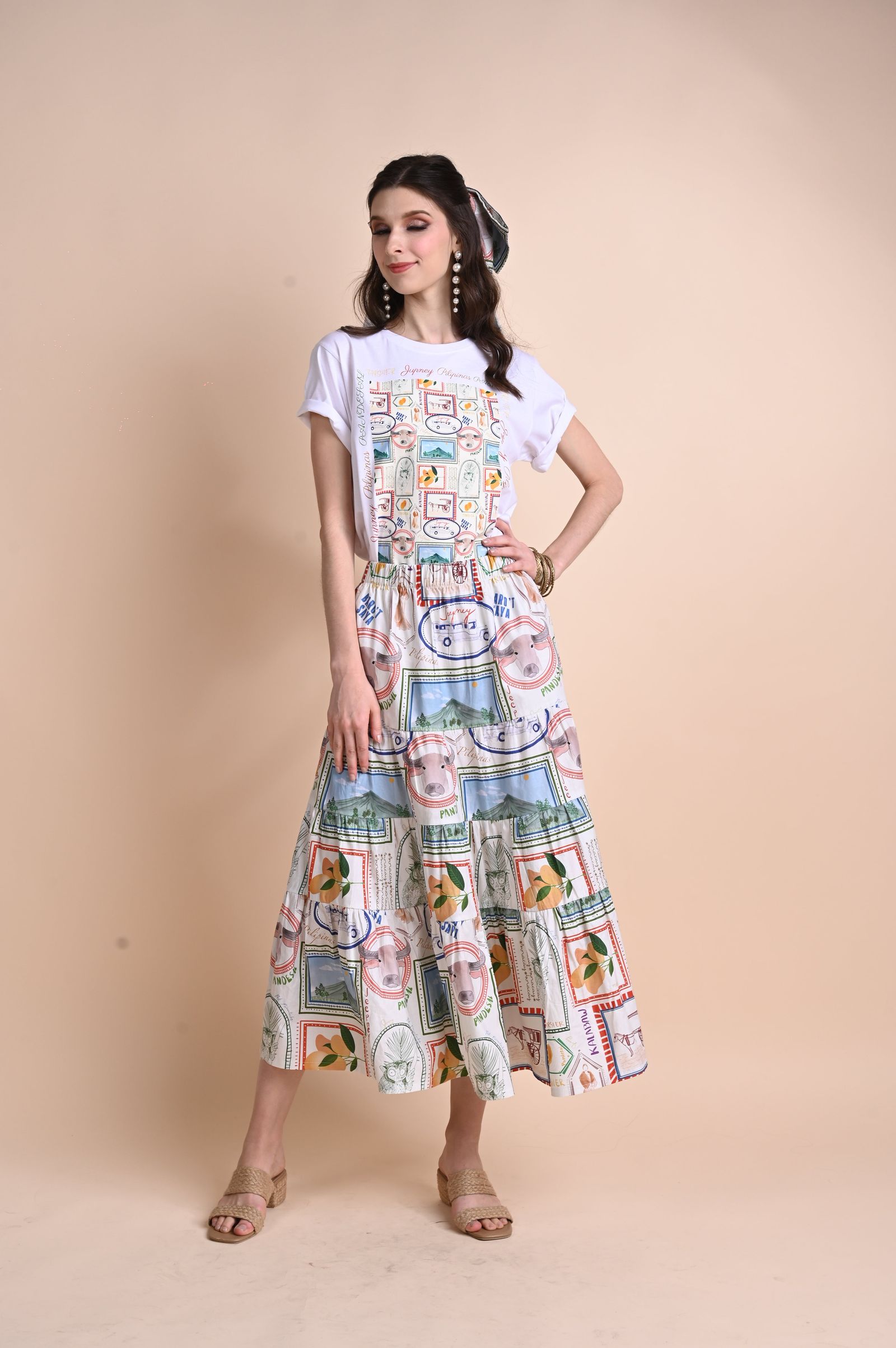 Jenny Print Series 2: Pamana Postmarks - Trize Top
