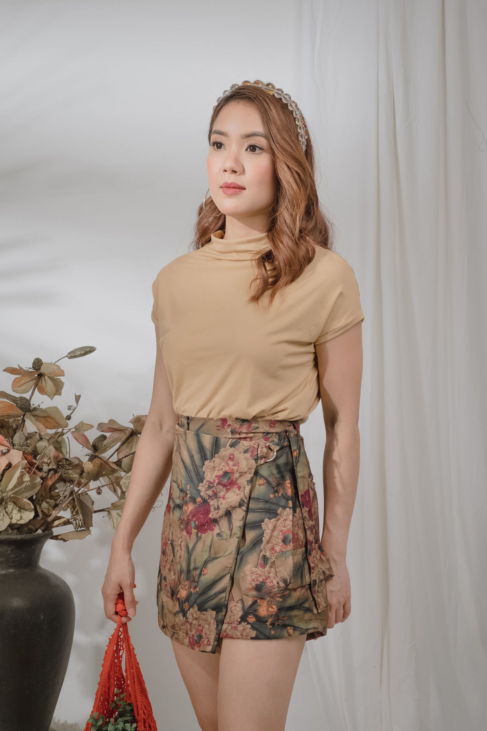 Chriselle Floral Skort
