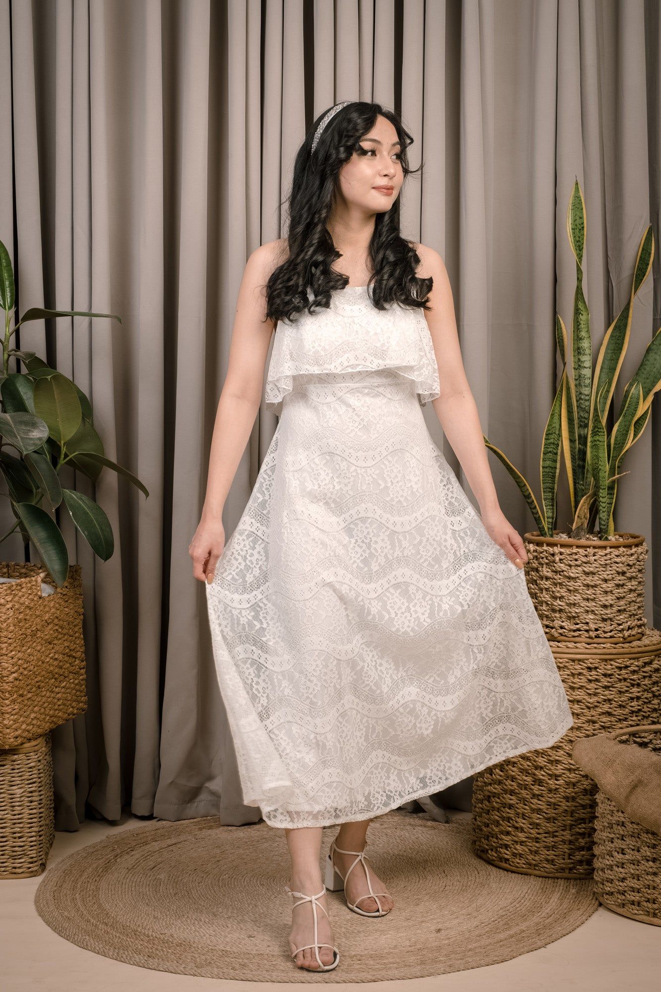 Mason Lace Lowback Dress