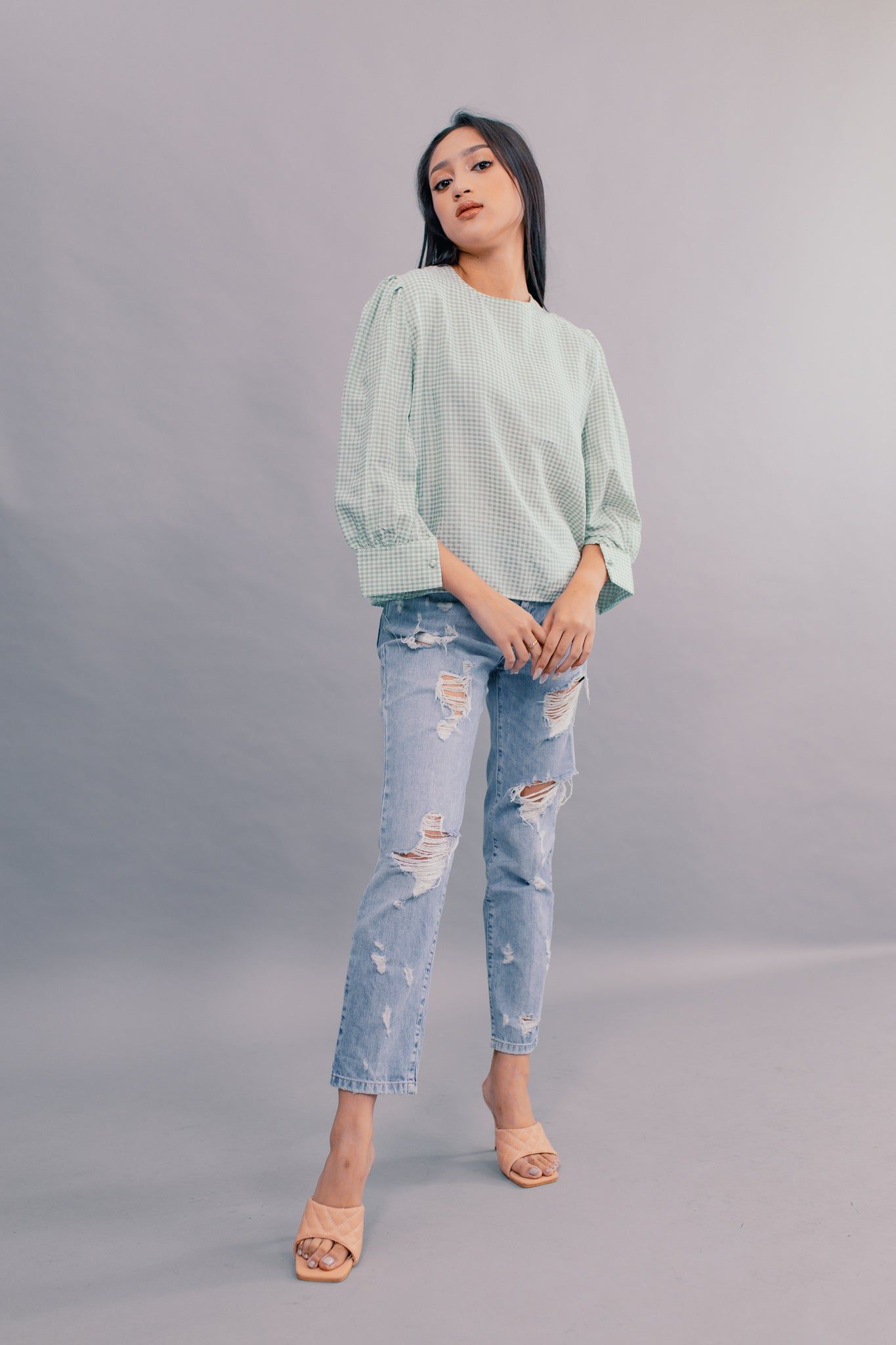GS Basics 2: Chelsey Gingham Top