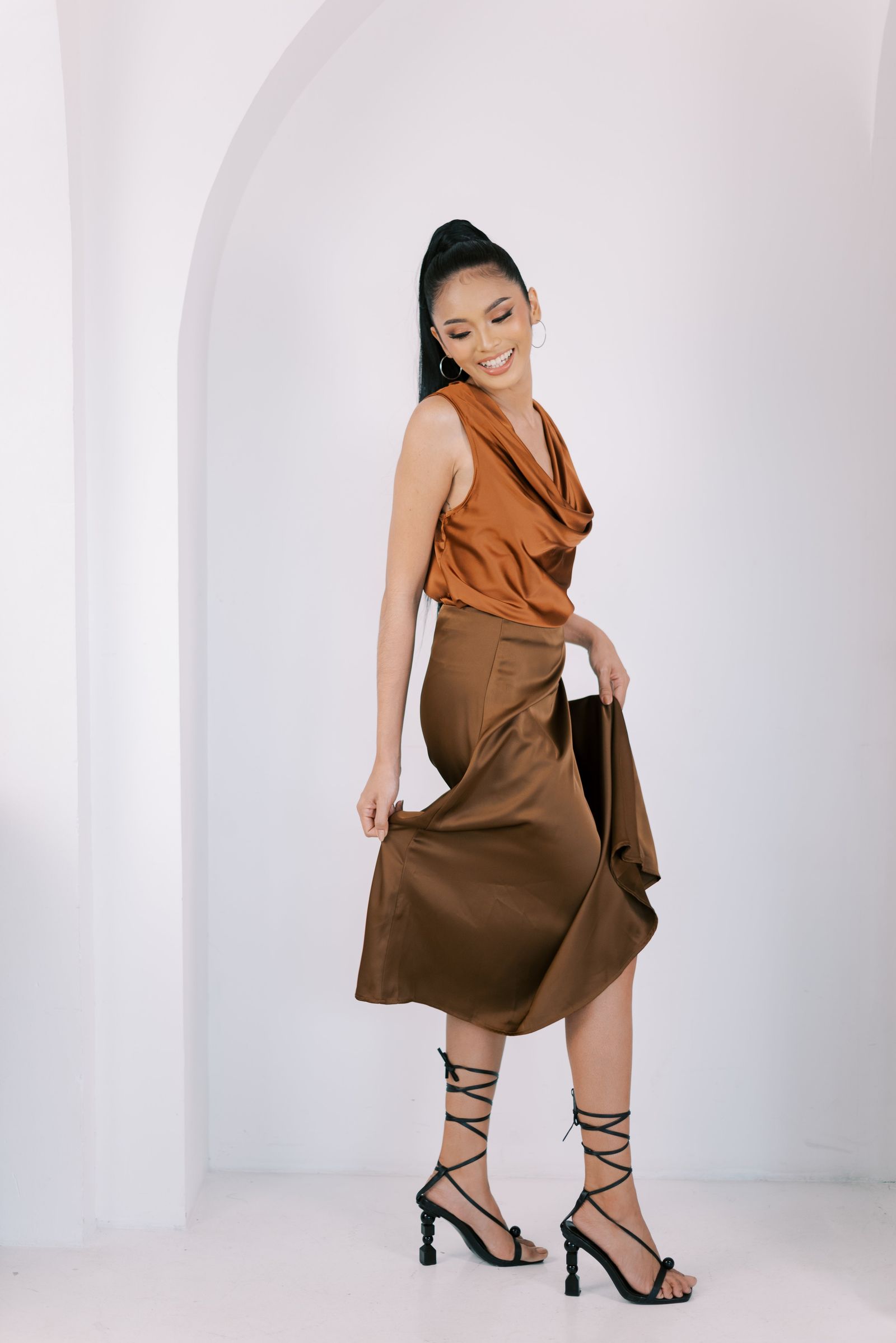 GS Party: Reinette Cowl Neck Top