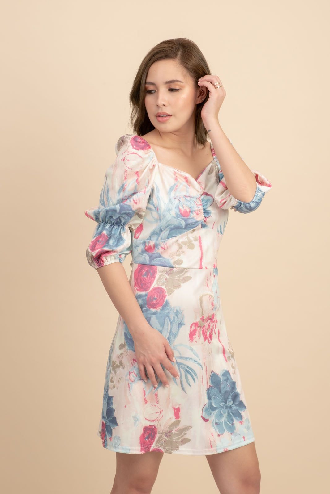 Joline Printed Floral Dress