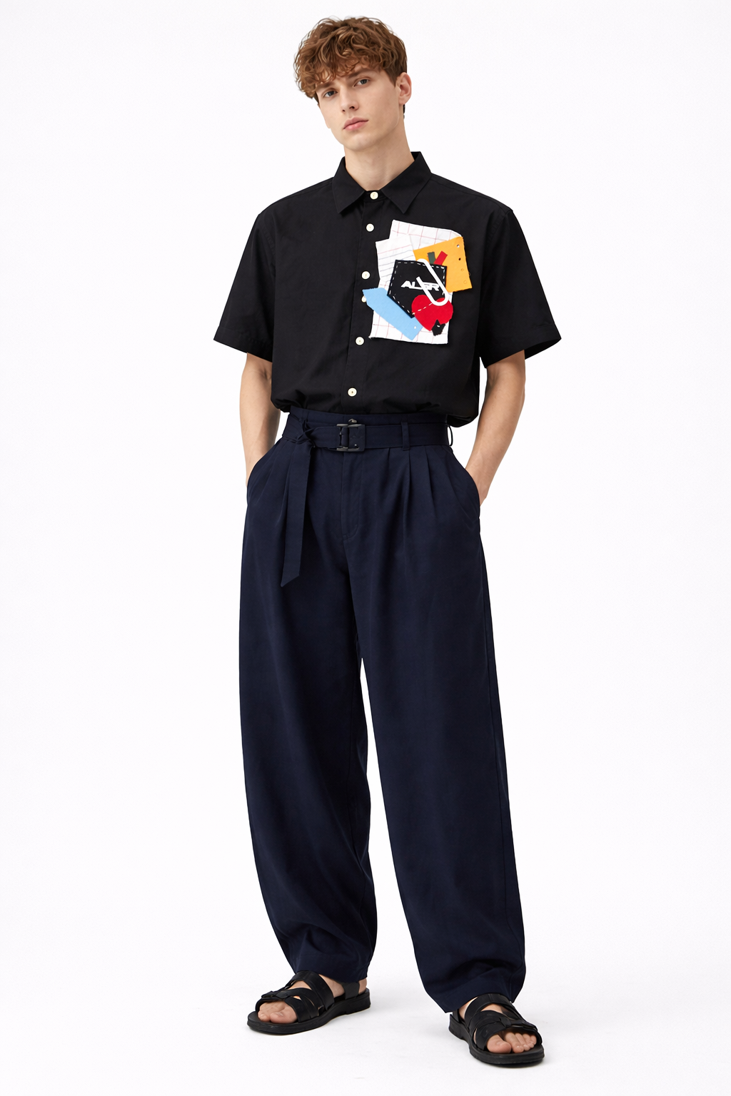 MNL EMGEE by Get Spotted: ALSR x GS  Beni Button-down Linen Shirt