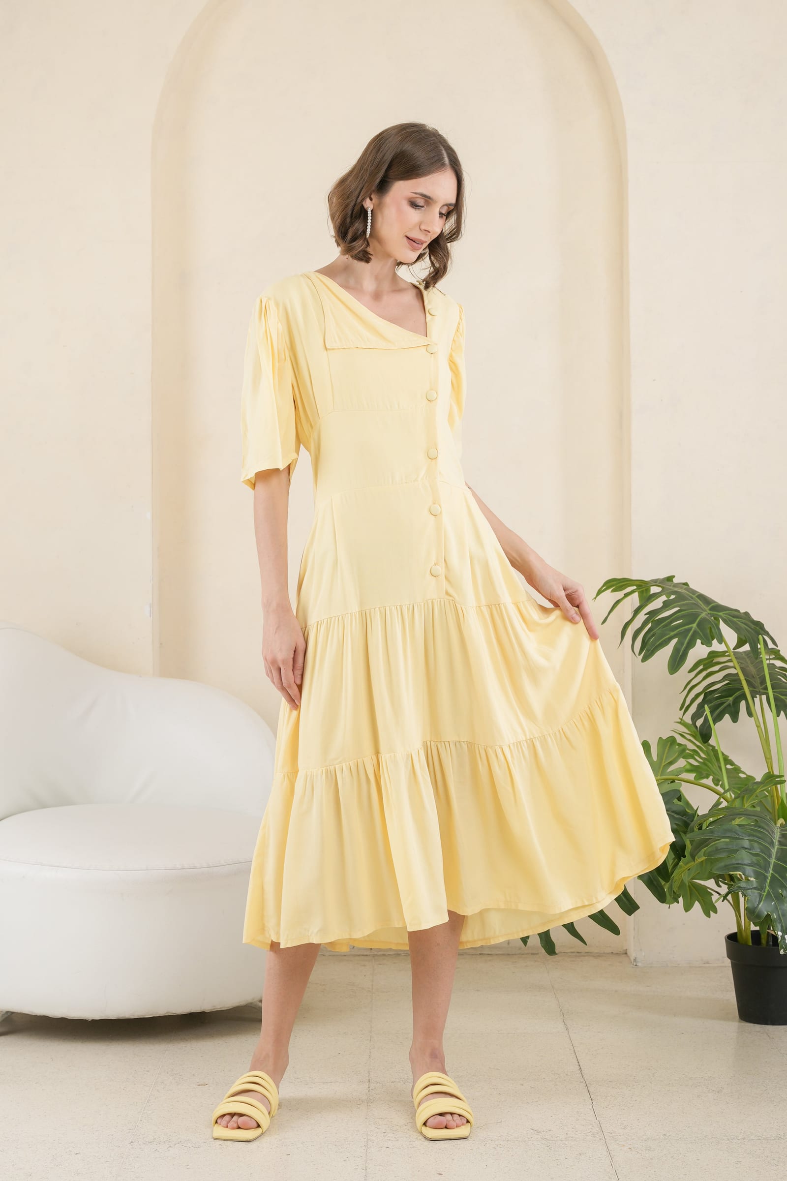 GET SPOTTED SHOP STOCKS MUM x GS 6: Jessica Tiered Dress