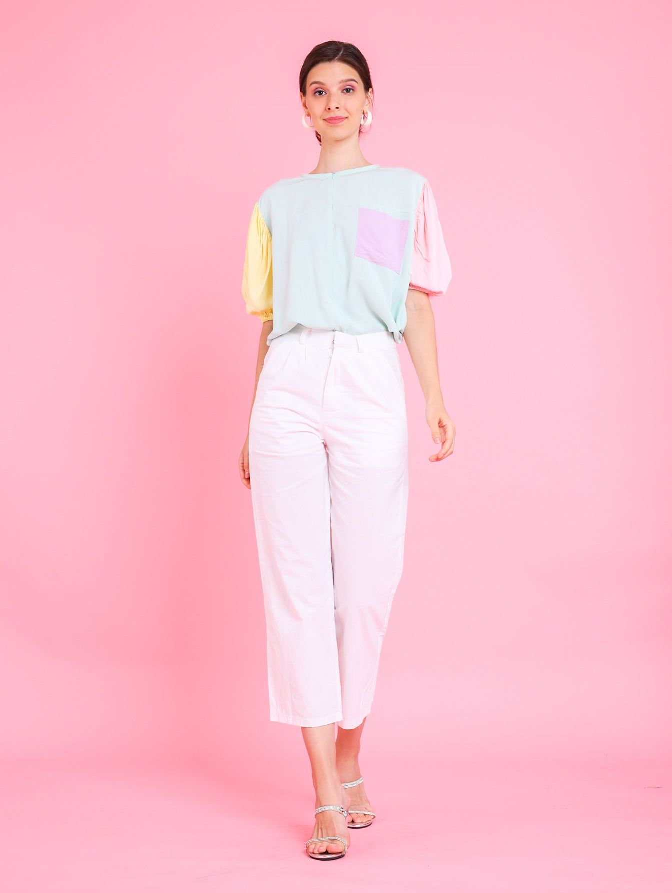 GET SPOTTED SHOP STOCKS Barbiecore: Eulalia Top