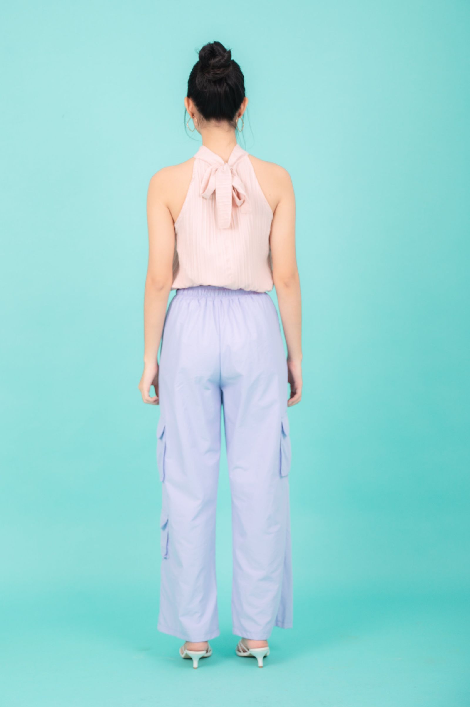 GS Basics 2: Karen Pleated Halter Top