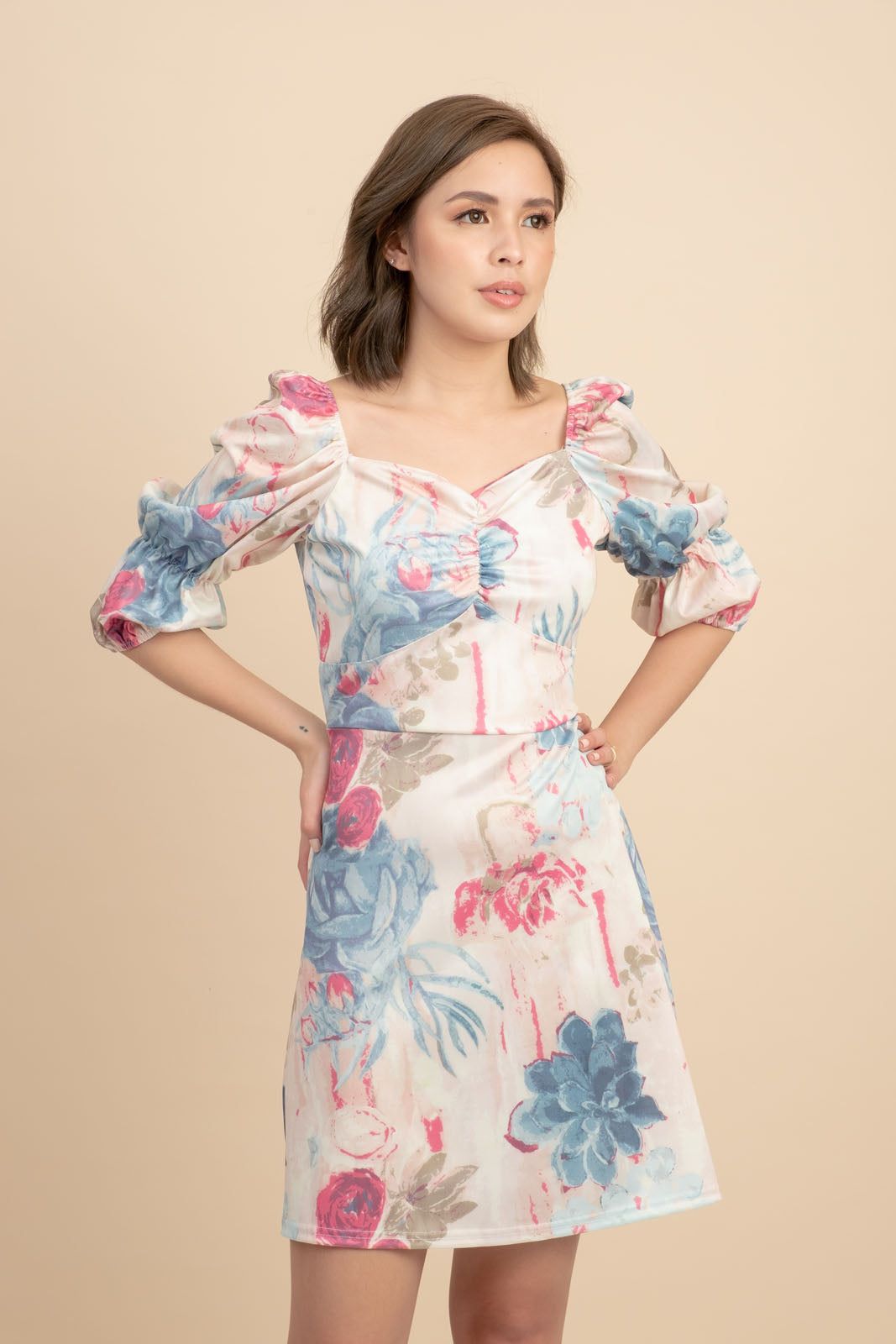 Joline Printed Floral Dress