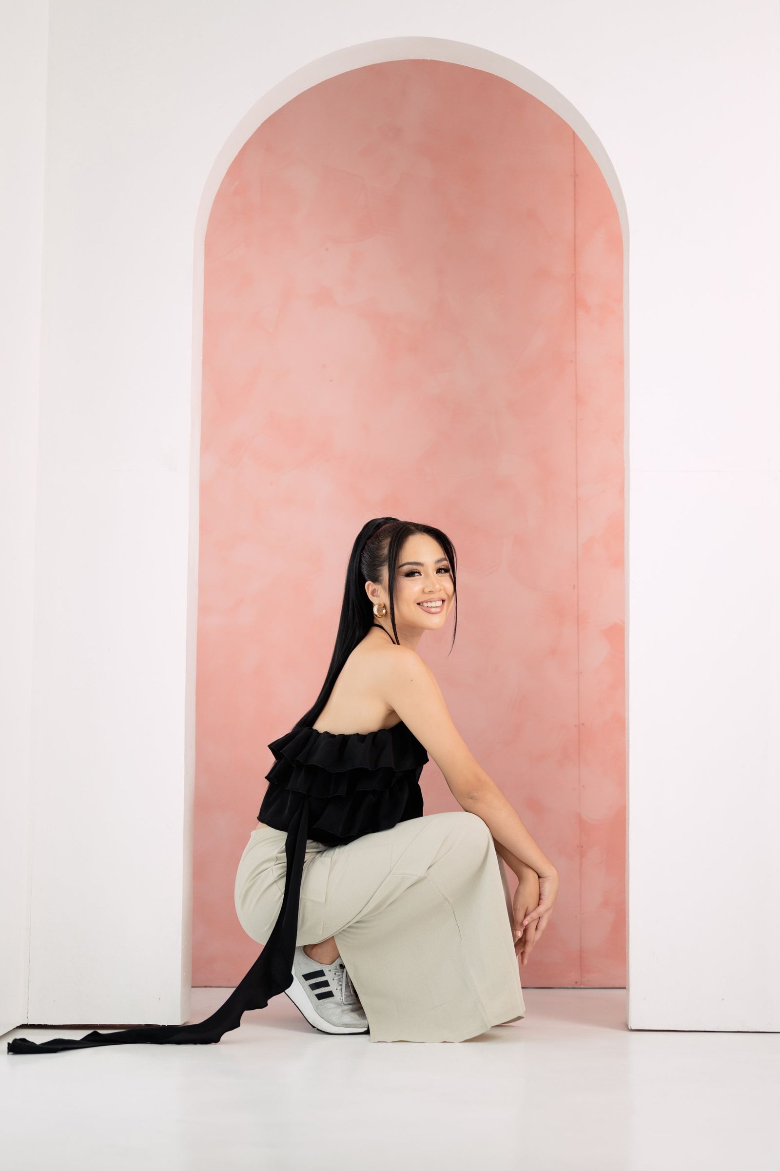 GS Gen Z: Apricot Cargo Maxi Skirt