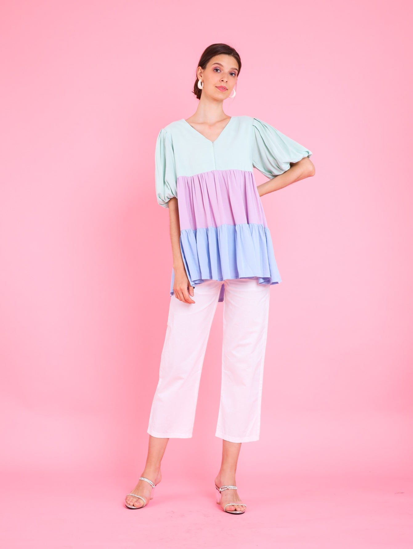 GET SPOTTED SHOP STOCKS Barbiecore: Gloria Top