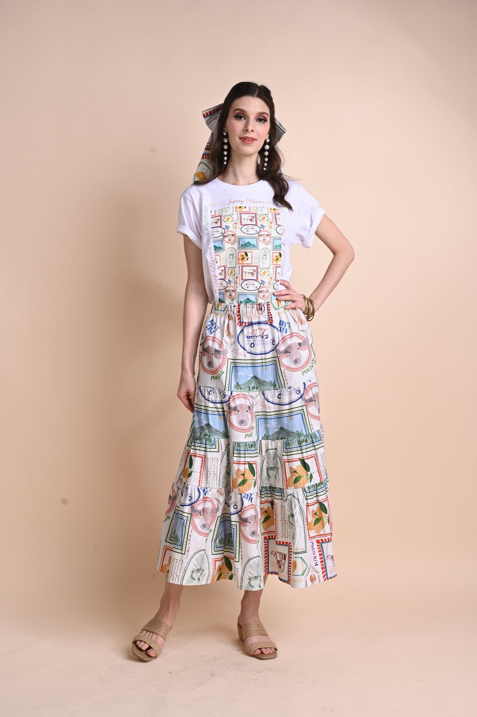 Jenny Print Series 2: Pamana Postmarks - Trize Top