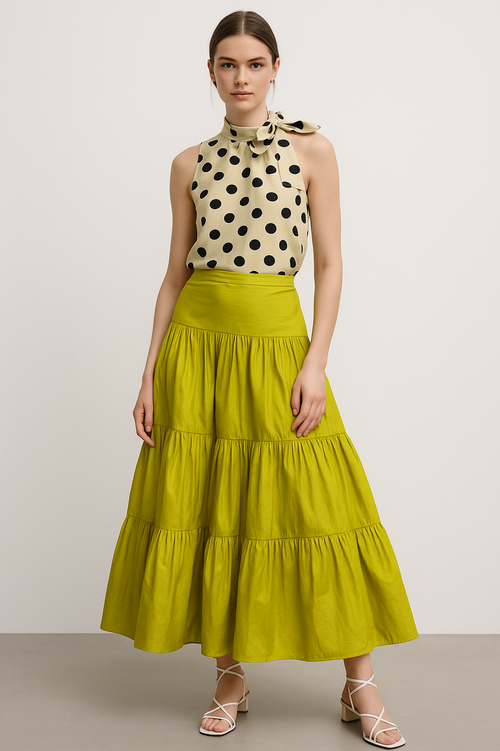 EMGEE by Get Spotted Holiday Col 2 2025: Din Top in Polka