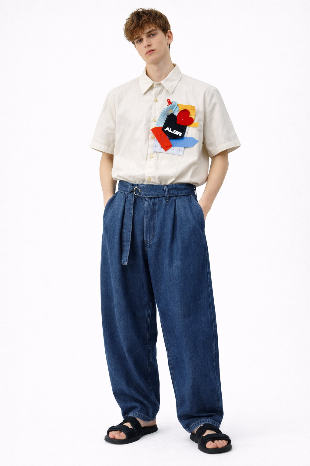 MNL EMGEE by Get Spotted: ALSR x GS  Beni Button-down Linen Shirt