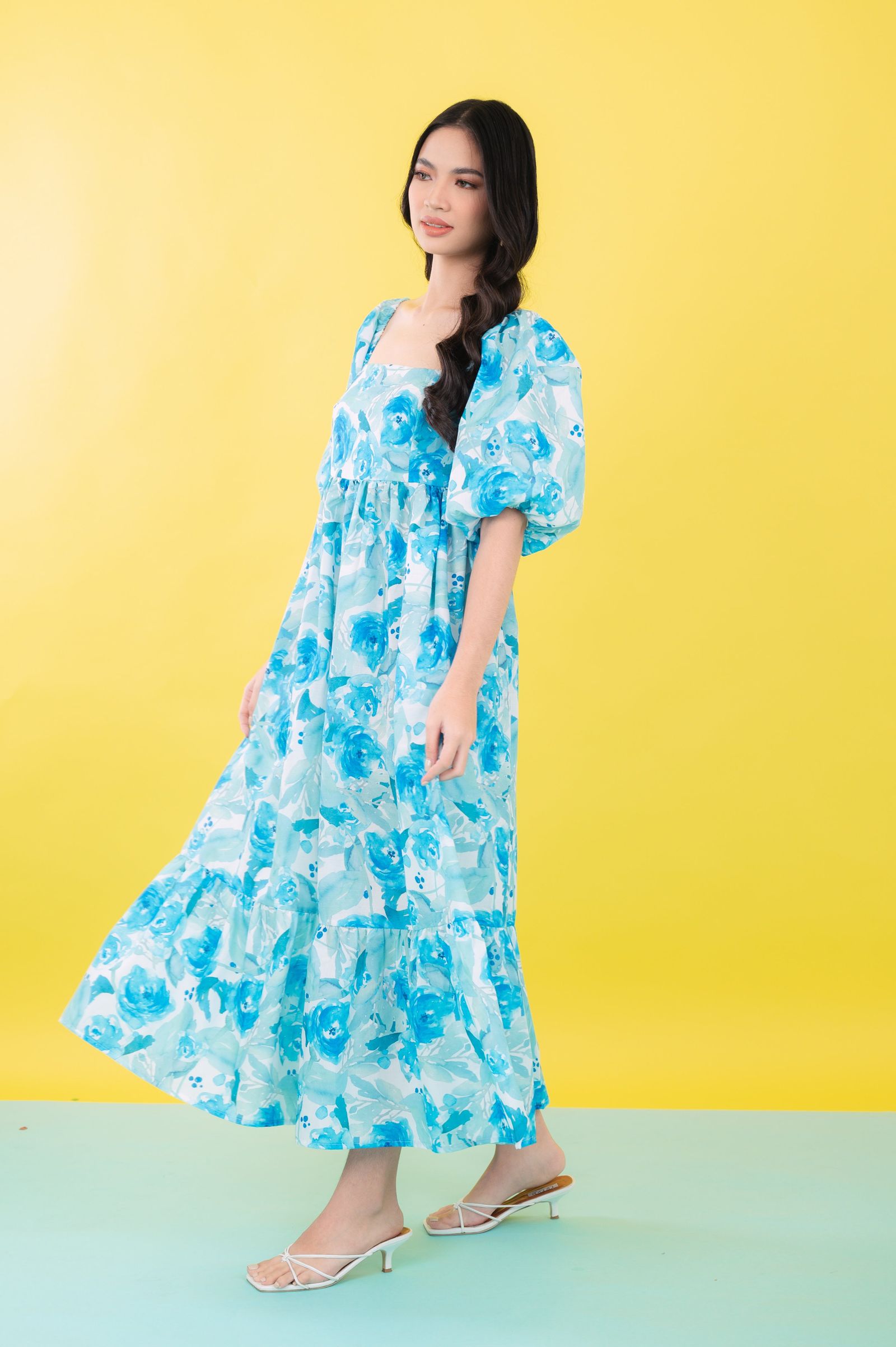 GS Summer: Cassandra in Floral Blue (Limited)
