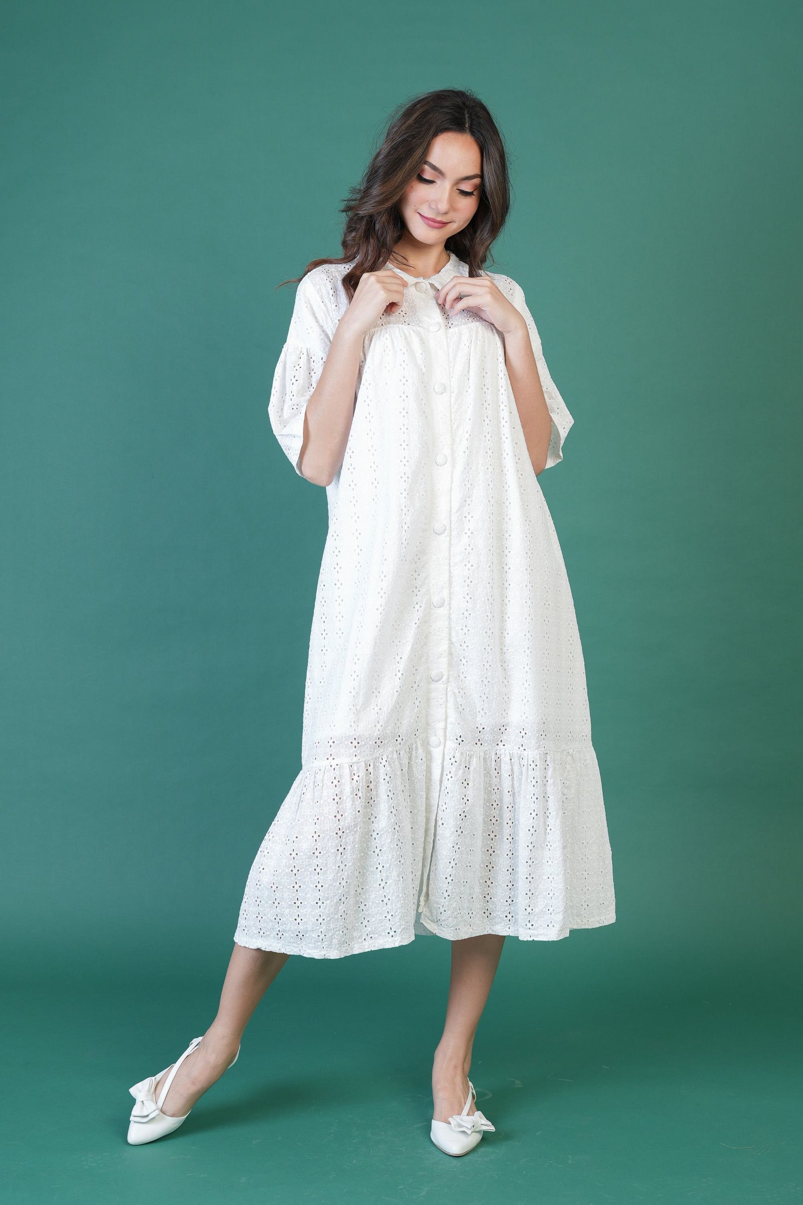 GET SPOTTED SHOP STOCKS  Jenny Whites Collection: New Arianne Premium Eyelet Dress