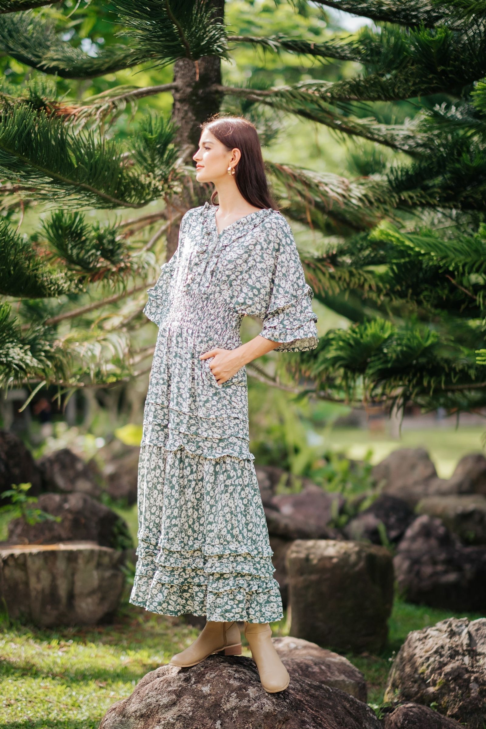 GET SPOTTED SHOP STOCK Jenny La Belle Fleur Sauvage: Emily Dress