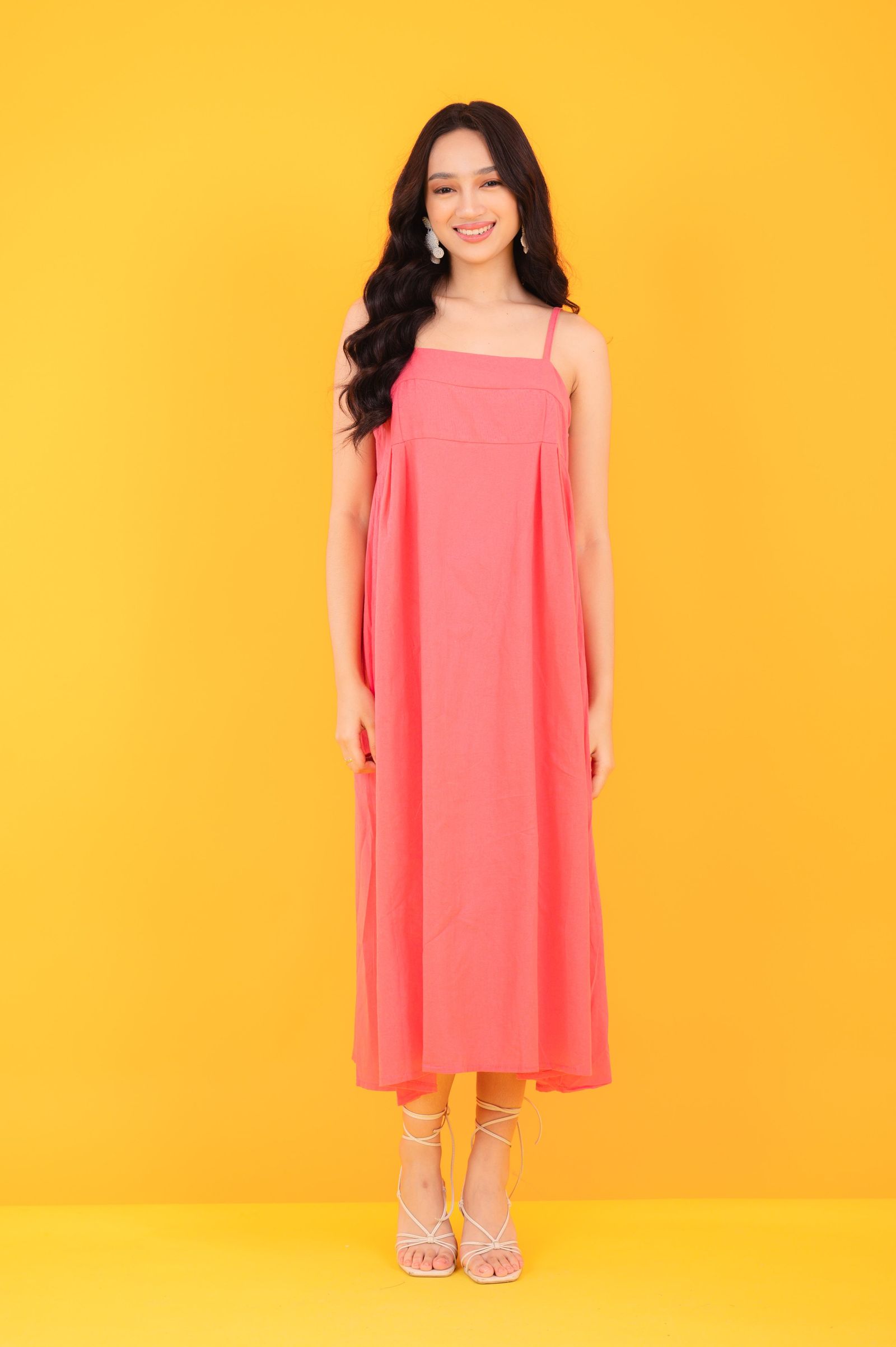 GS Summer: Reese Linen Spaghetti Dress