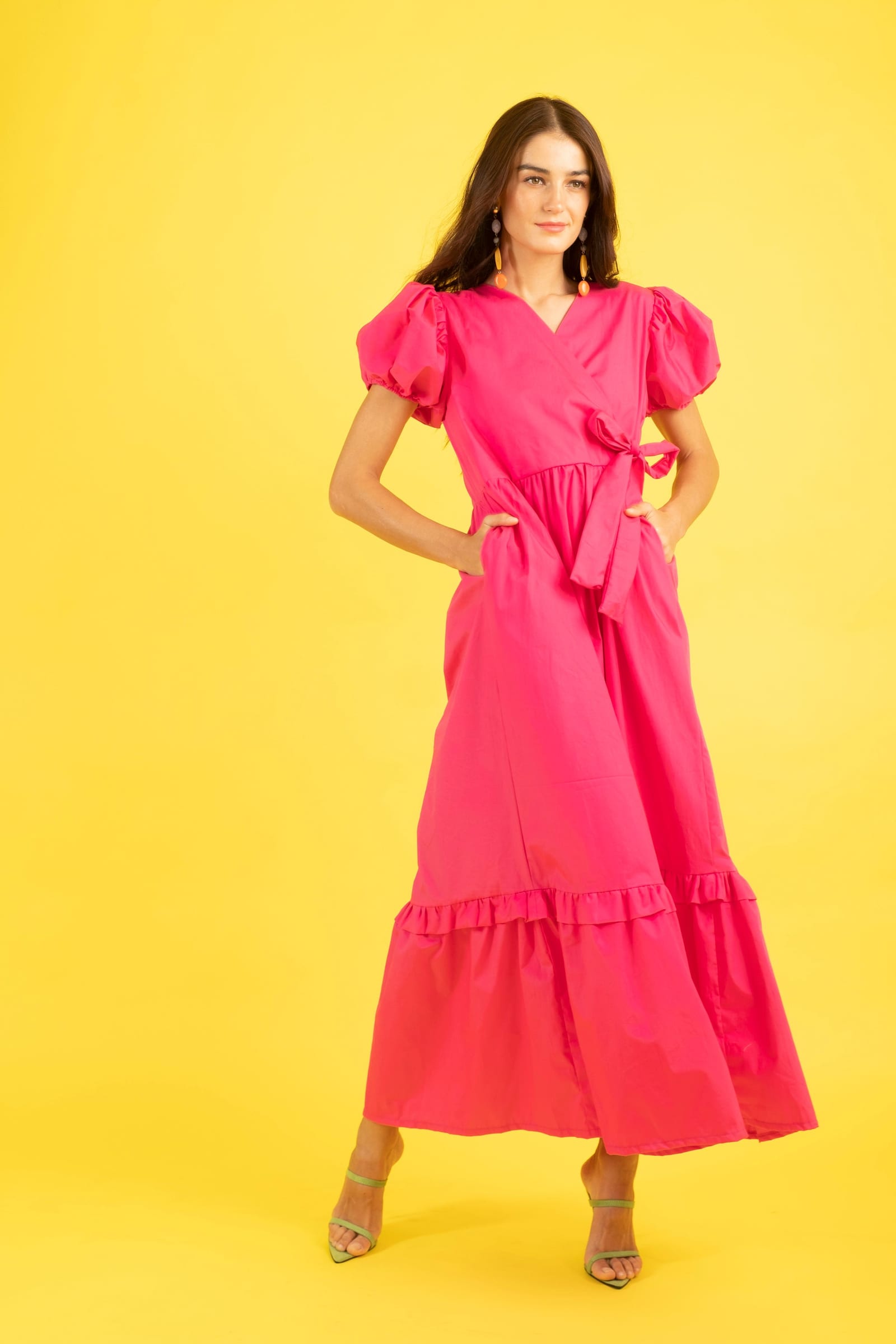 GET SPOTTED SHOP STOCKS Jenny Events: Feliza Wrap Dress