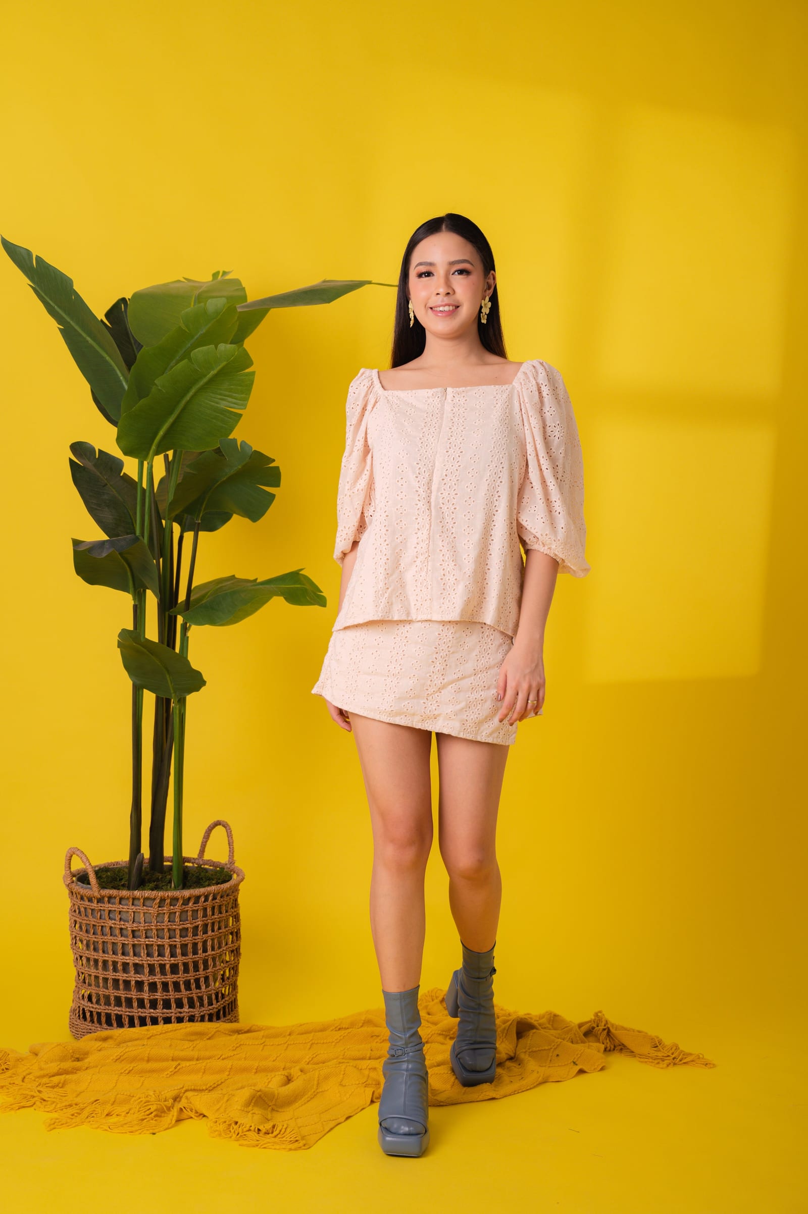 GET SPOTTED SHOP STOCKS Jenny Eyelet 3: Leila Premium Eyelet Top and Skorts