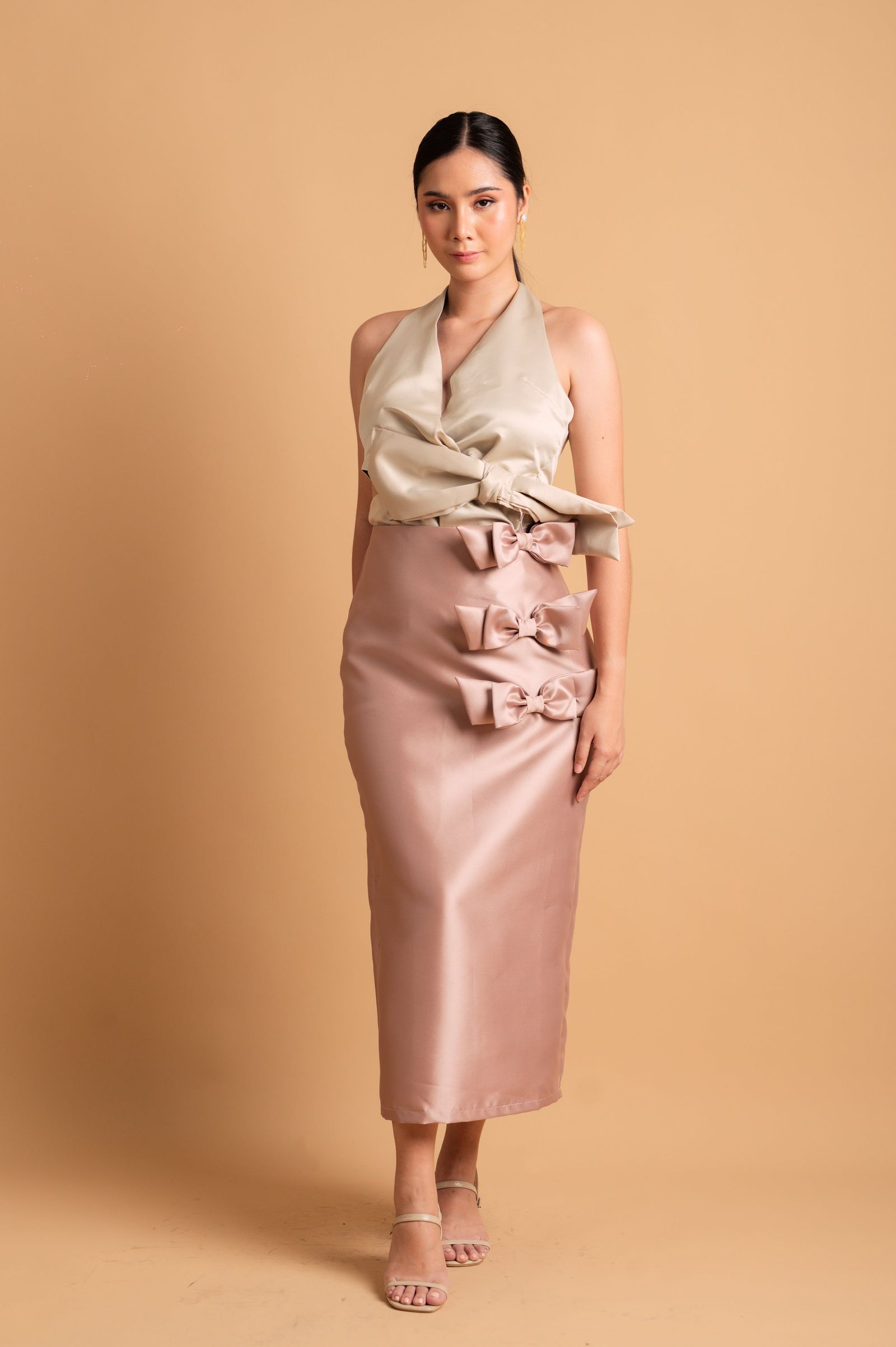 Cocktail: Dalmi Luxurious Skirt in Blush