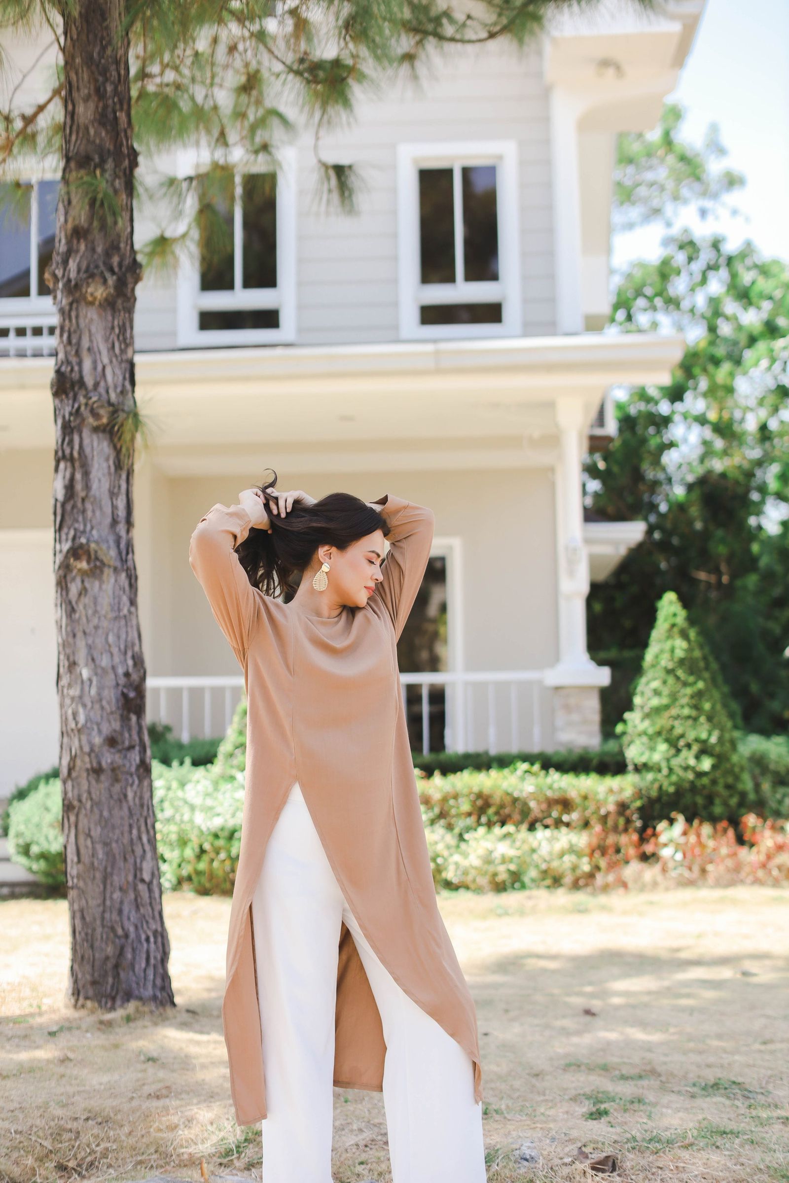 BFM x LQA: Jade Long Top with Slit