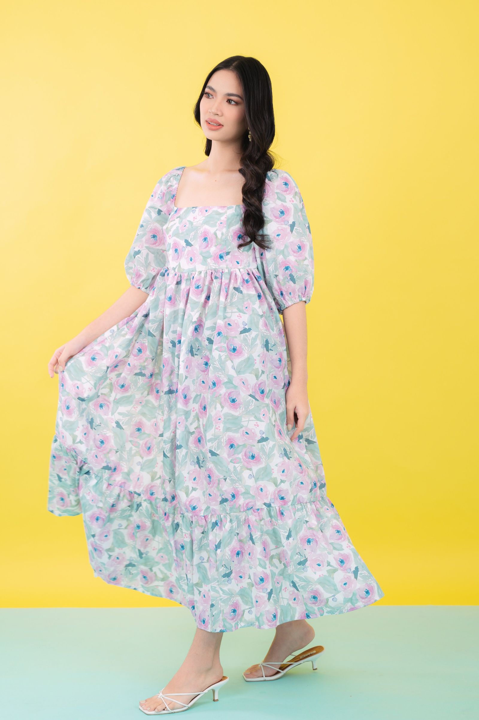 GS Summer: Cassandra in Floral Lavender (Limited)