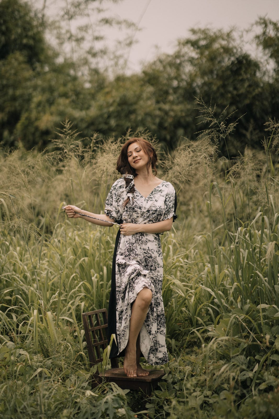 GET SPOTTED SHOP STOCKS BFM x LDG: Hiraya Reversible Dress with Adjustable Waist