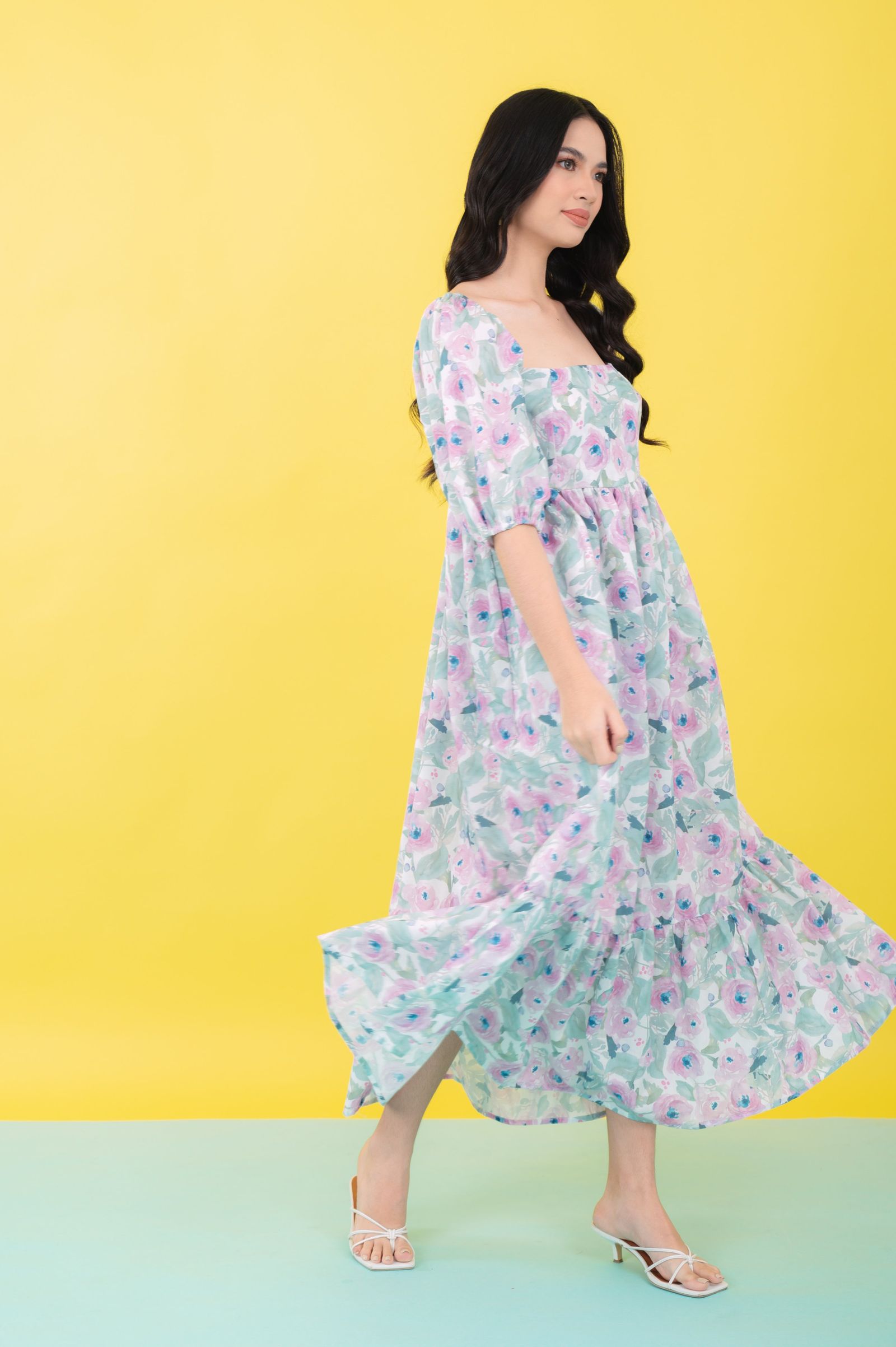 GS Summer: Cassandra in Floral Lavender (Limited)