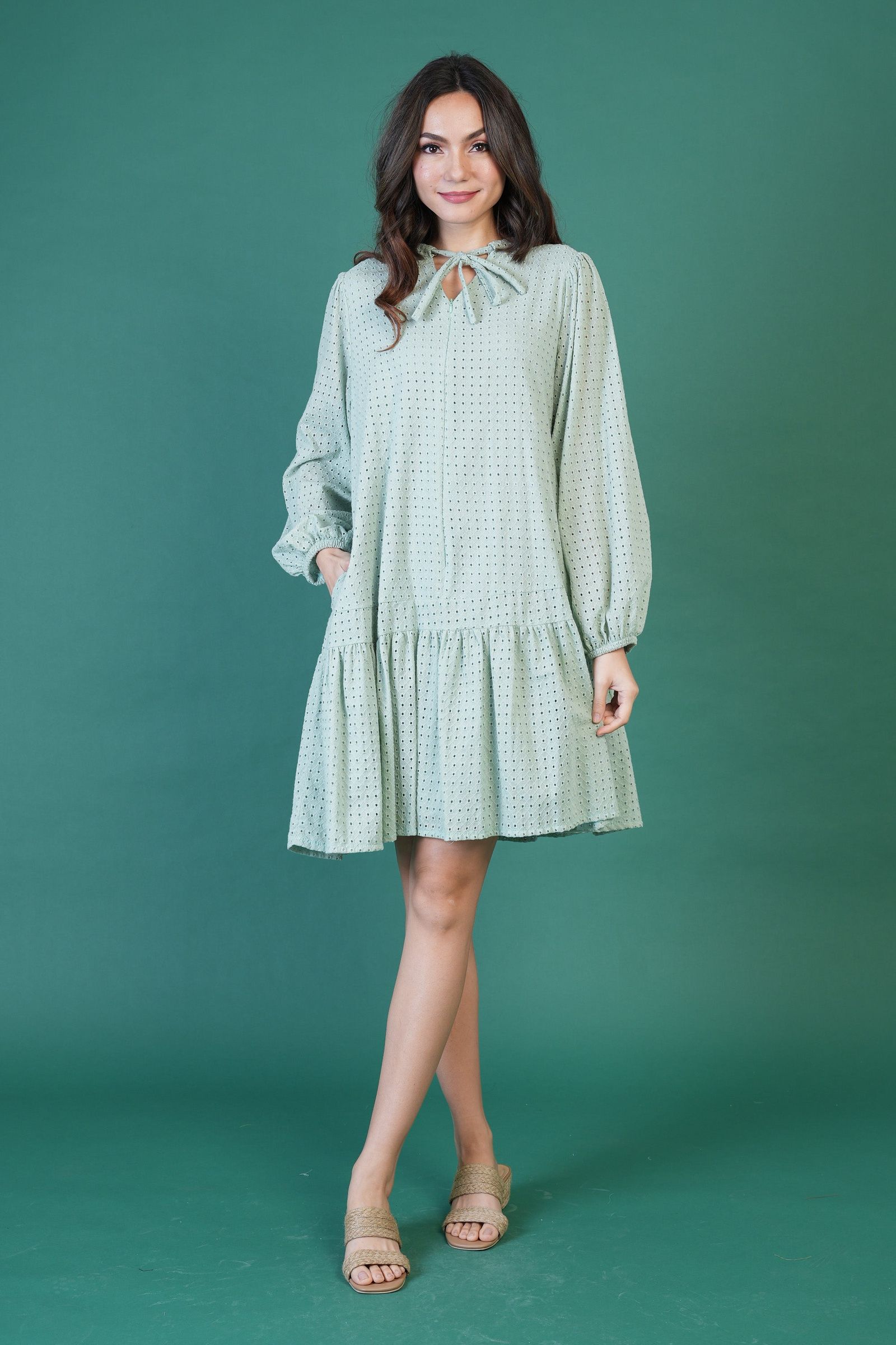 GET SPOTTED SHOP STOCKS Jenny Hues of Summer: NEW Arya Premium Eyelet Dress